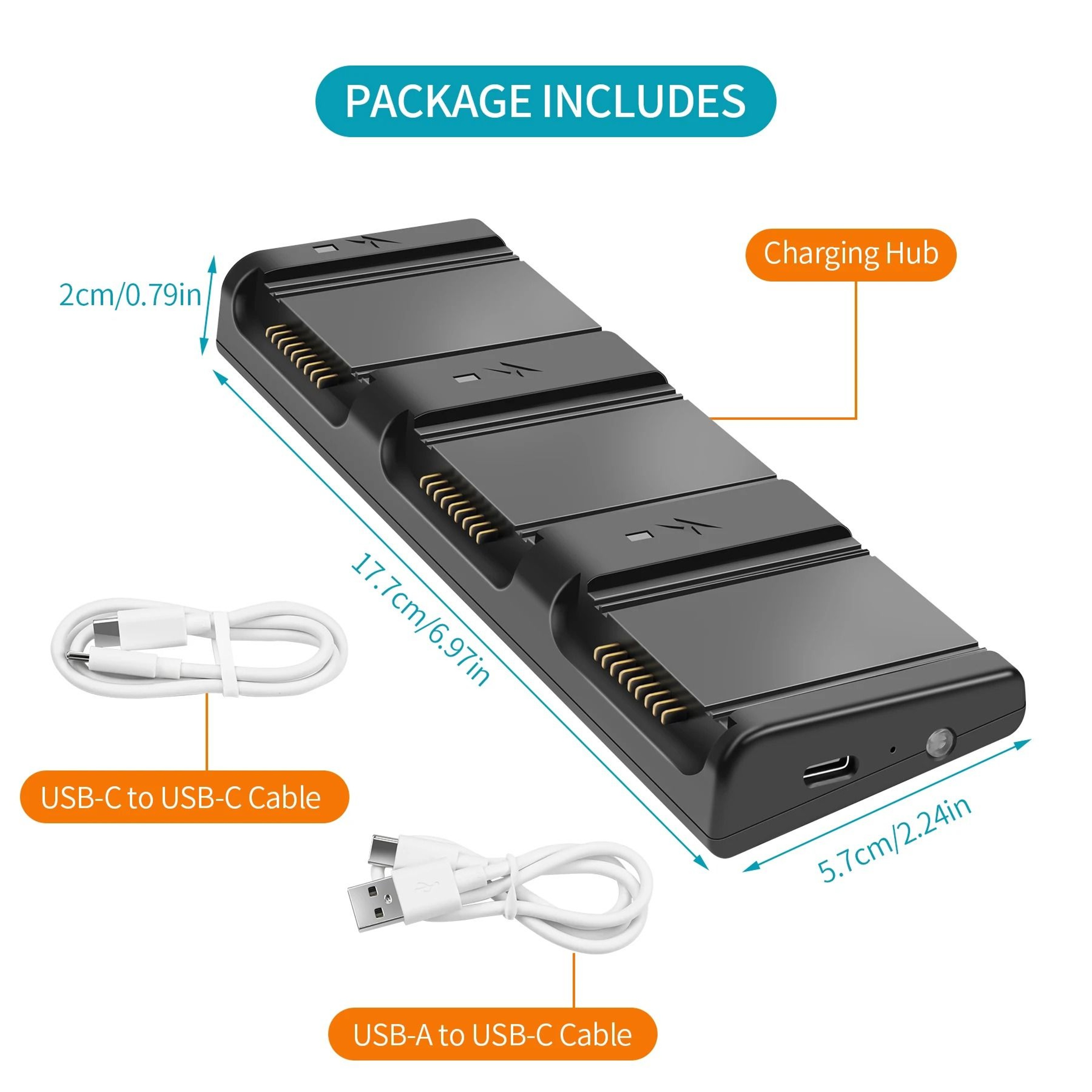 3Way Smart Battery Charging Hub And Fast Manager For DJI Air 3 And Air 3S 4