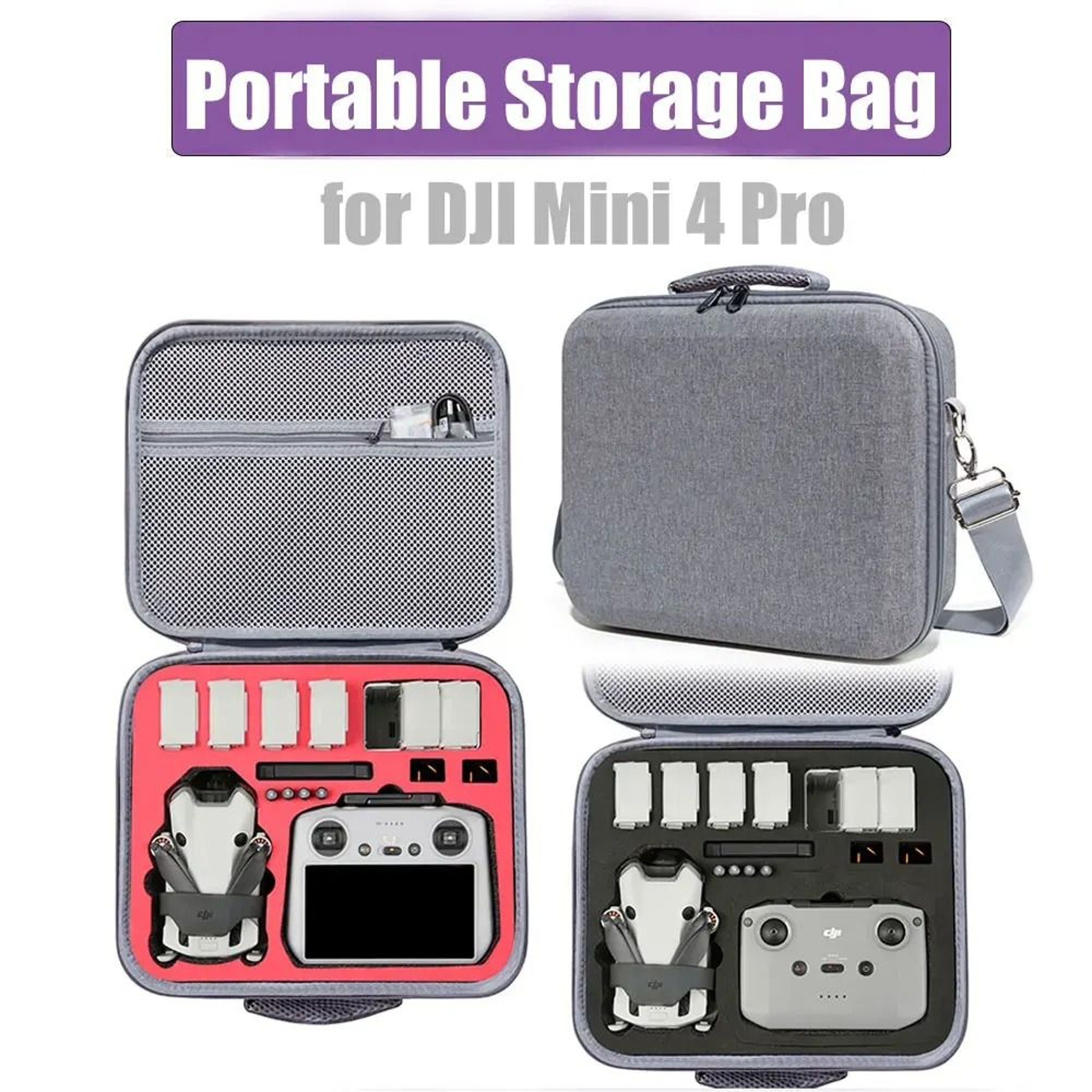 Portable Storage Bag And Carrying Case For DJI Mini 4 Pro 0