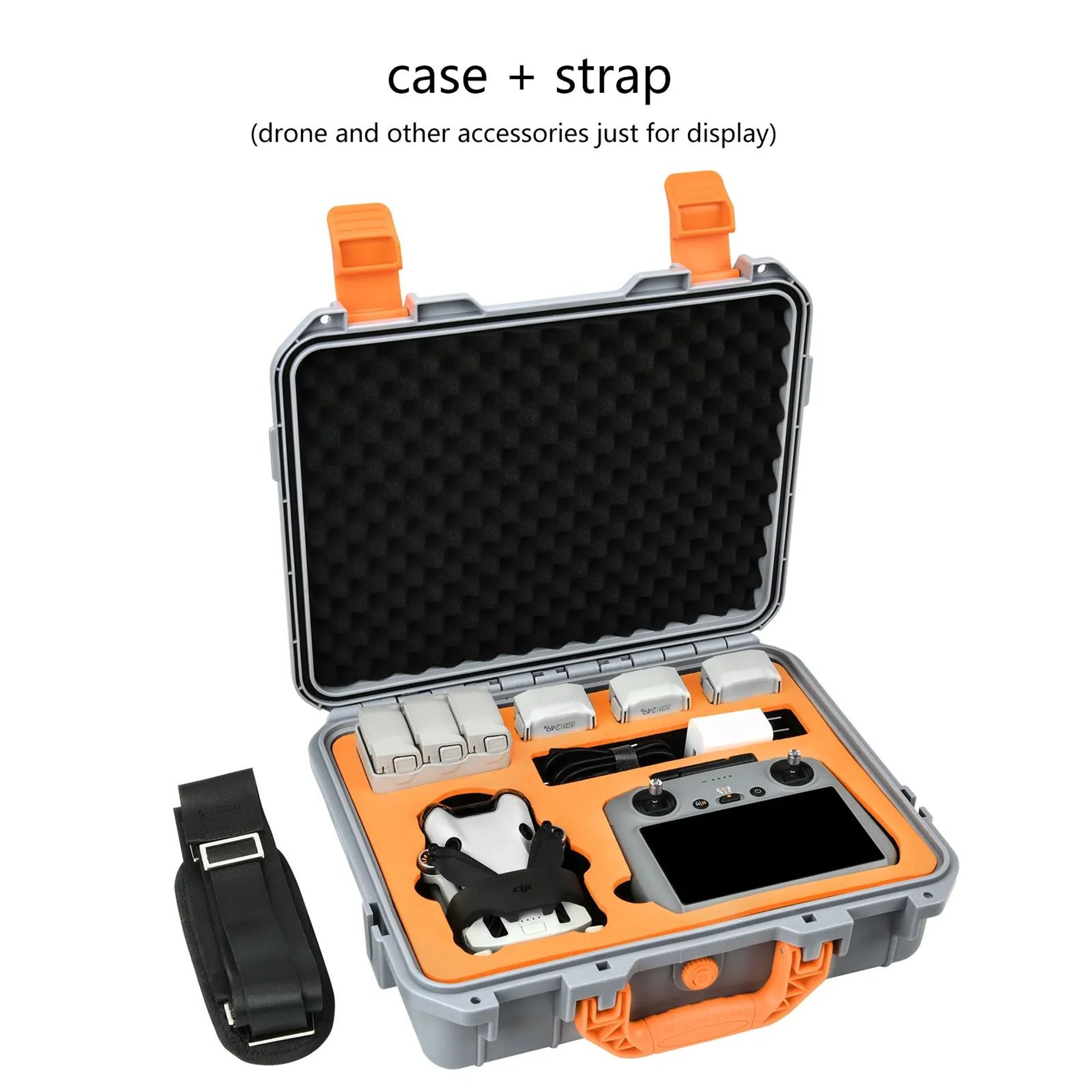 Waterproof Hard Shell ExplosionProof Carrying Case For DJI Mini 4 Pro 7