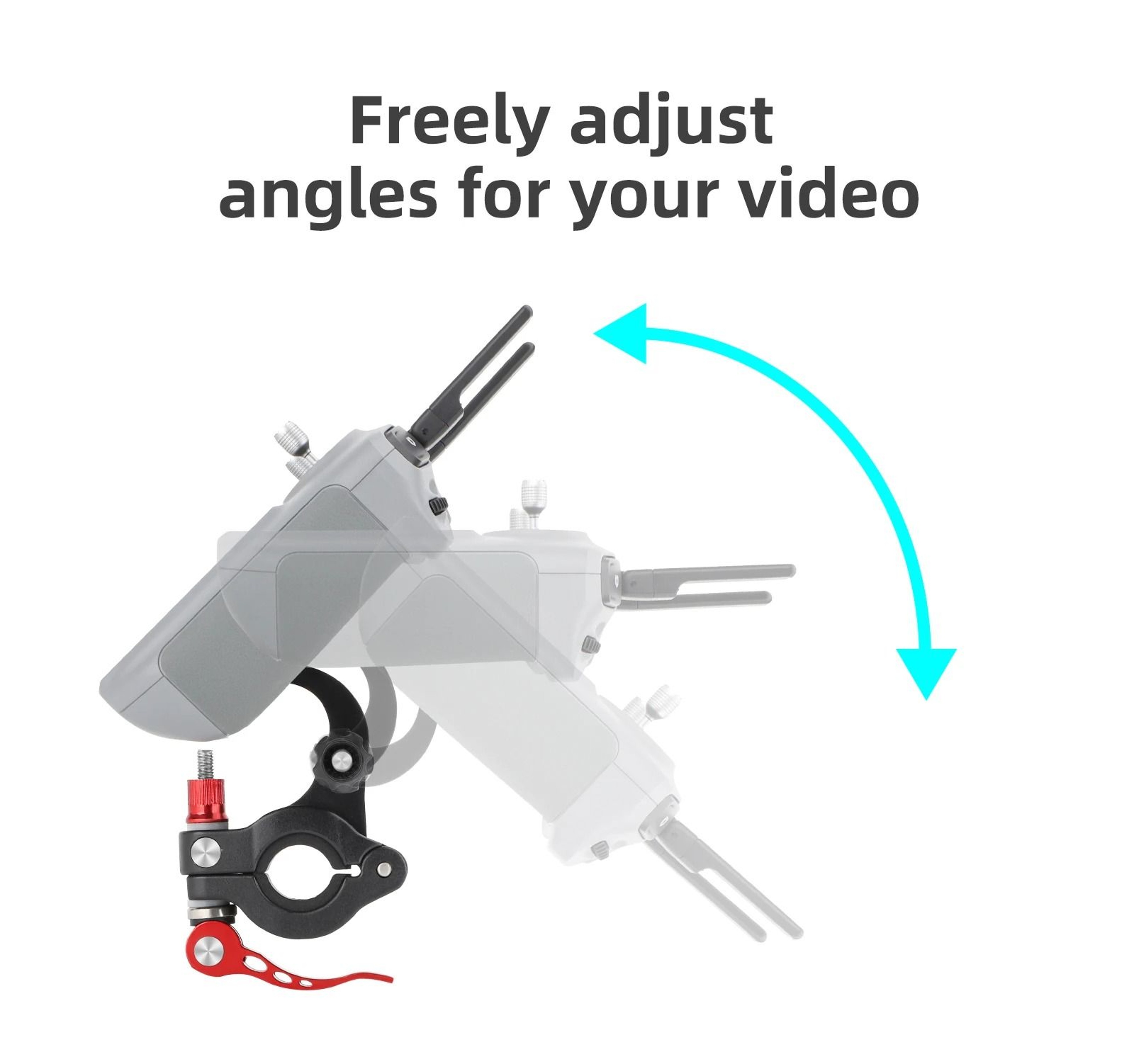 Bicycle And Handlebar Clamp Mount Holder For DJI RC 2  RCN2 Remote Controller 2