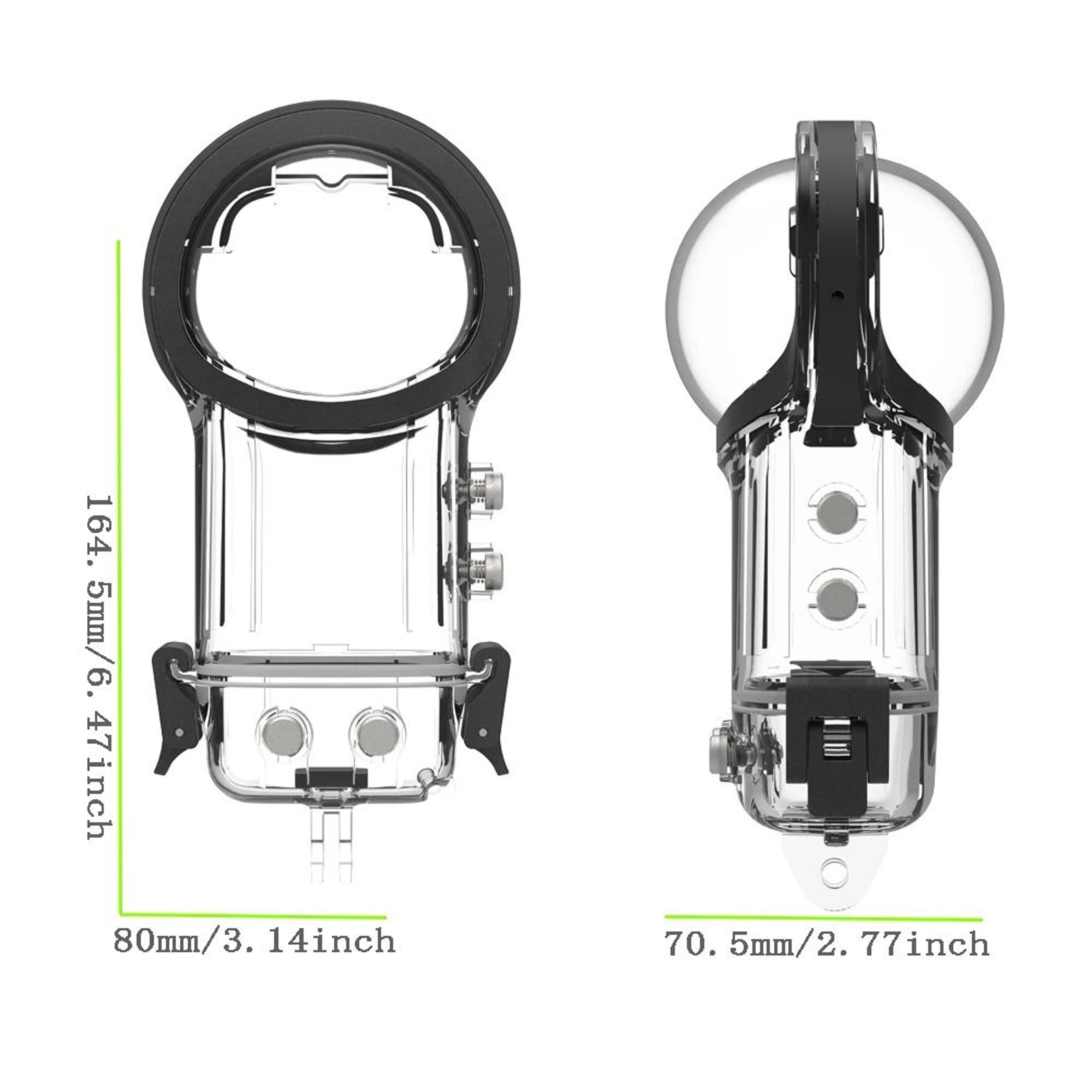 40M Waterproof Dive Case And Underwater Housing Shell For Insta360 X4 4
