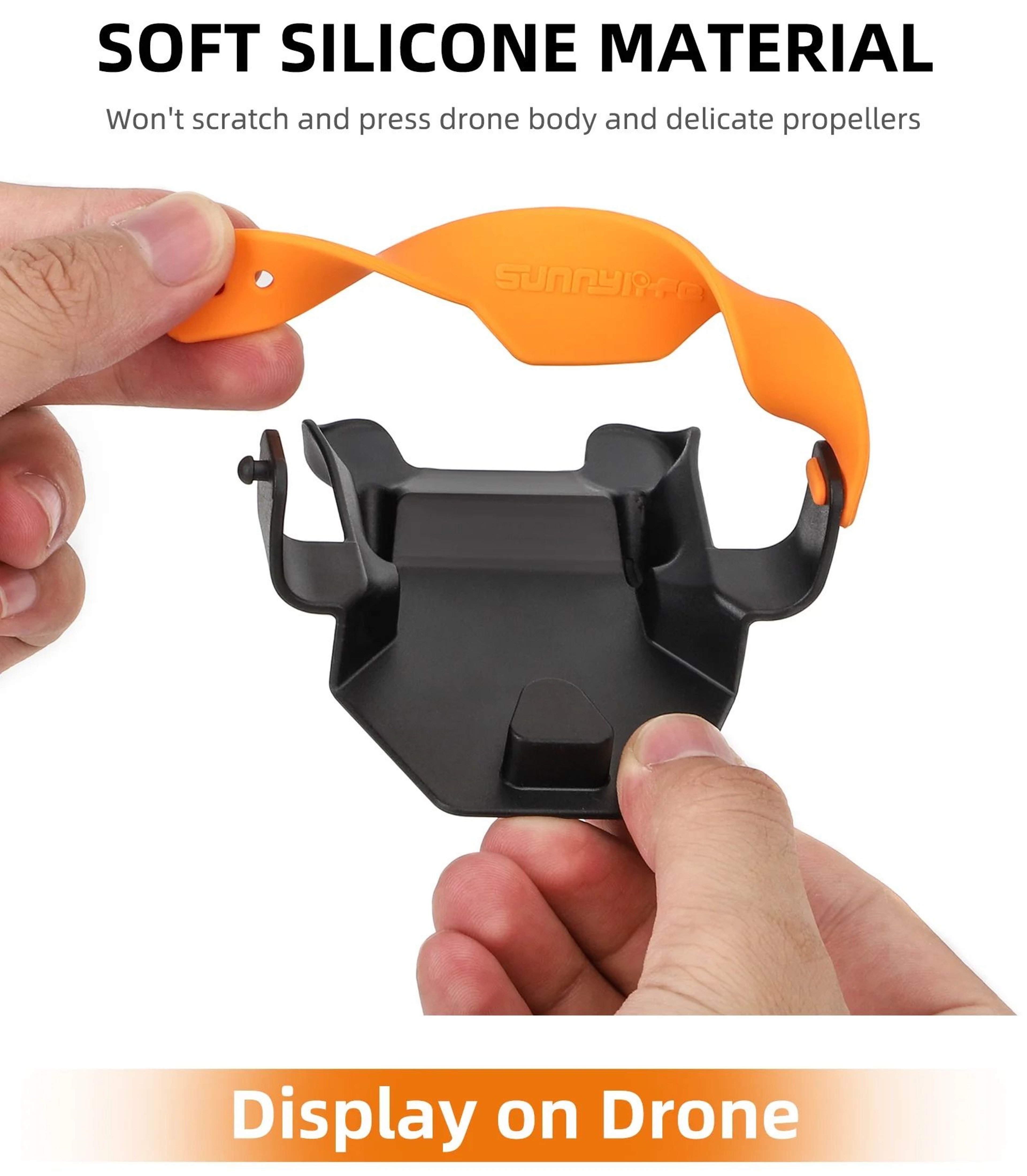 Silicone Propeller Holder And Blade Stabilizer Strap For DJI Mini 4 Pro Drone 3