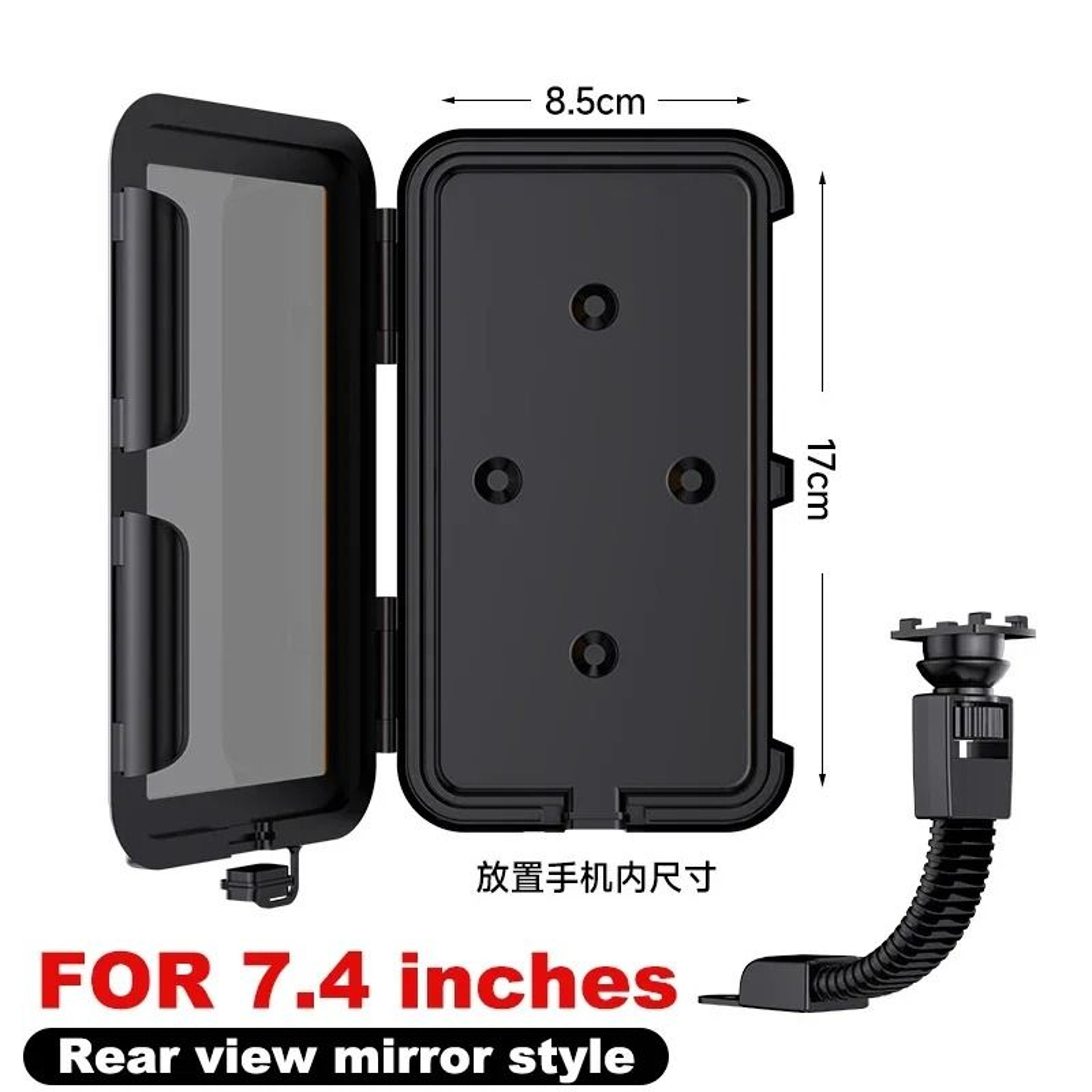 Waterproof Motorcycle And Bicycle Handlebar Phone Mount Bag 7