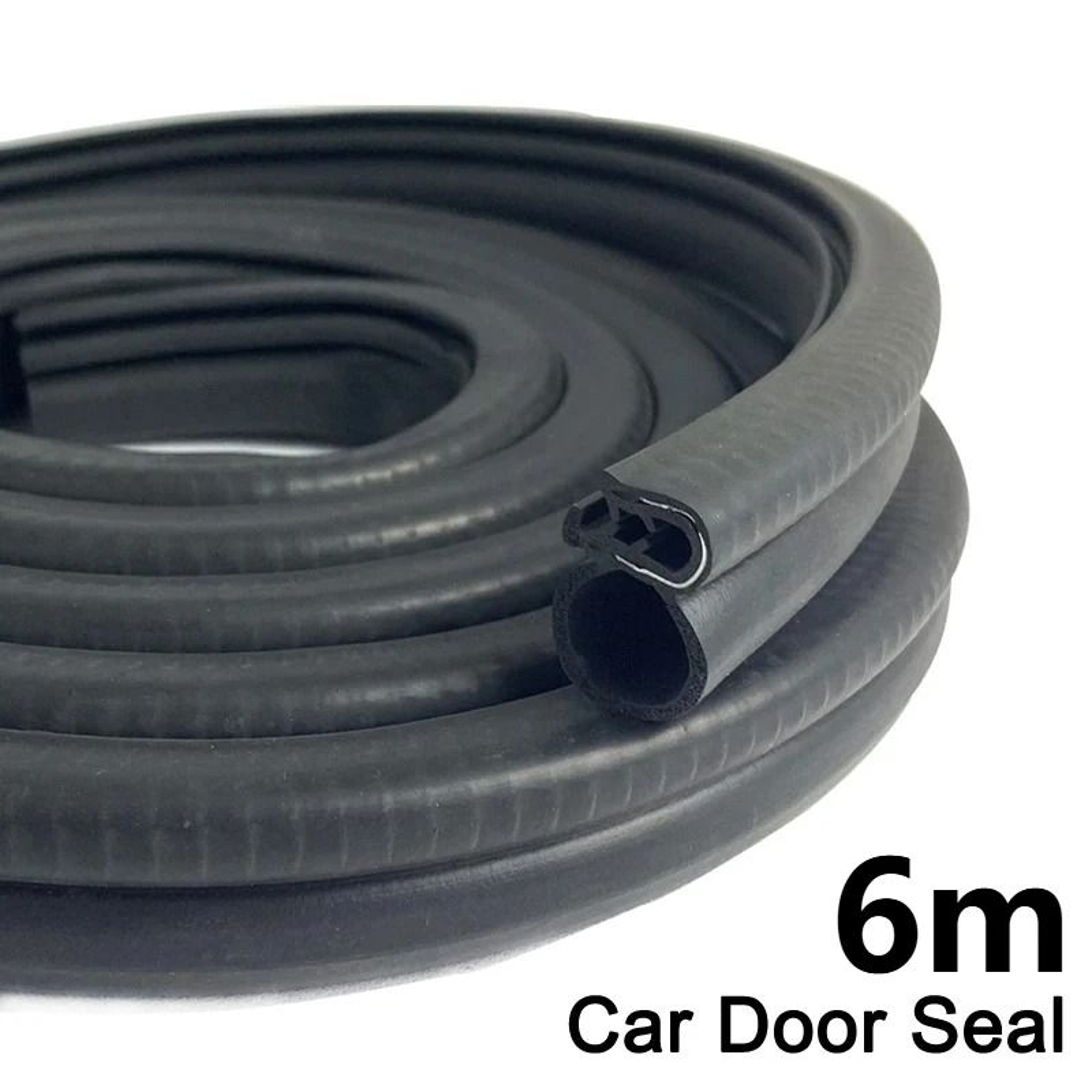 EPDM Rubber Edge Trim Weather Stripping Seal With Side Bulb 0