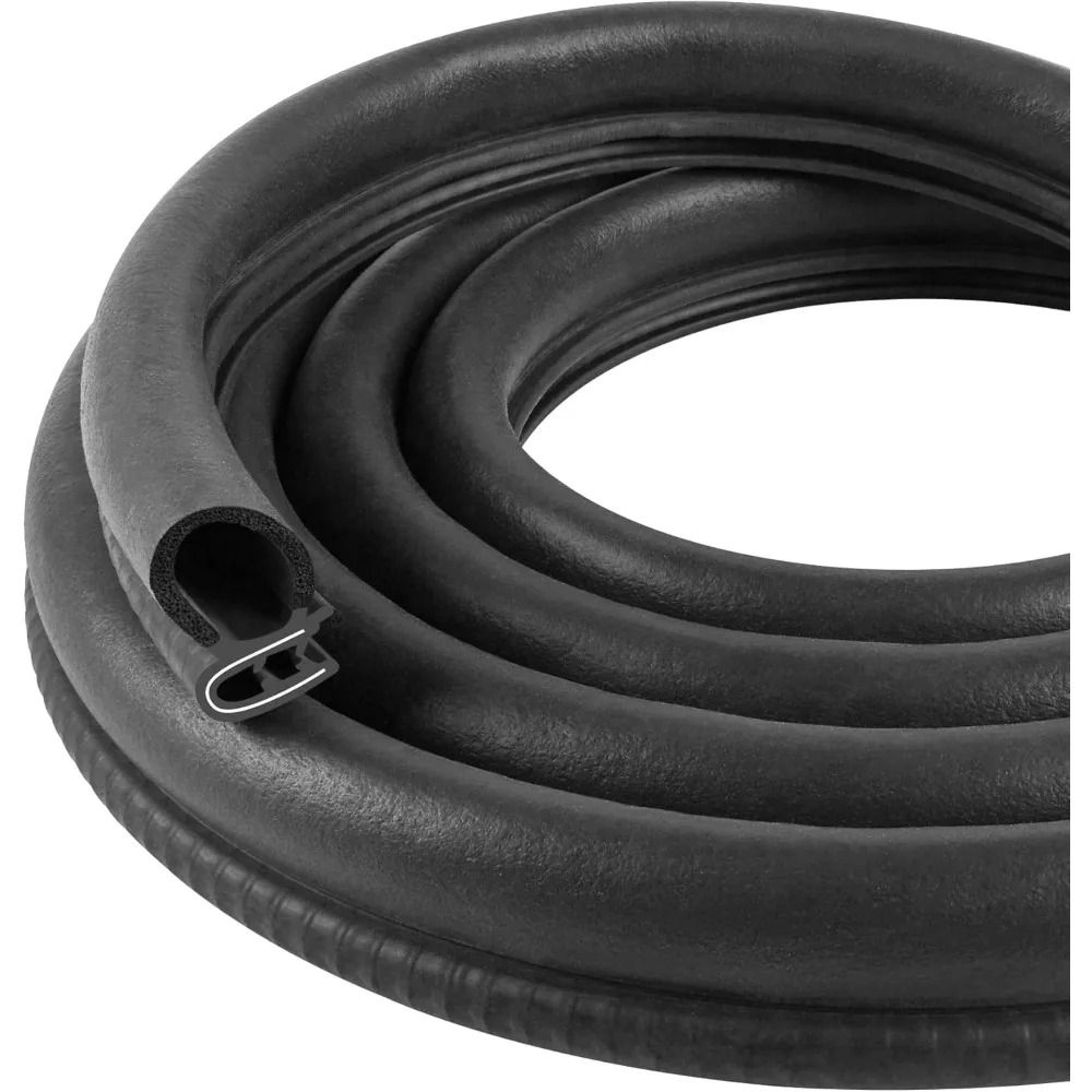 EPDM Rubber Edge Trim Weather Stripping Seal With Side Bulb 7