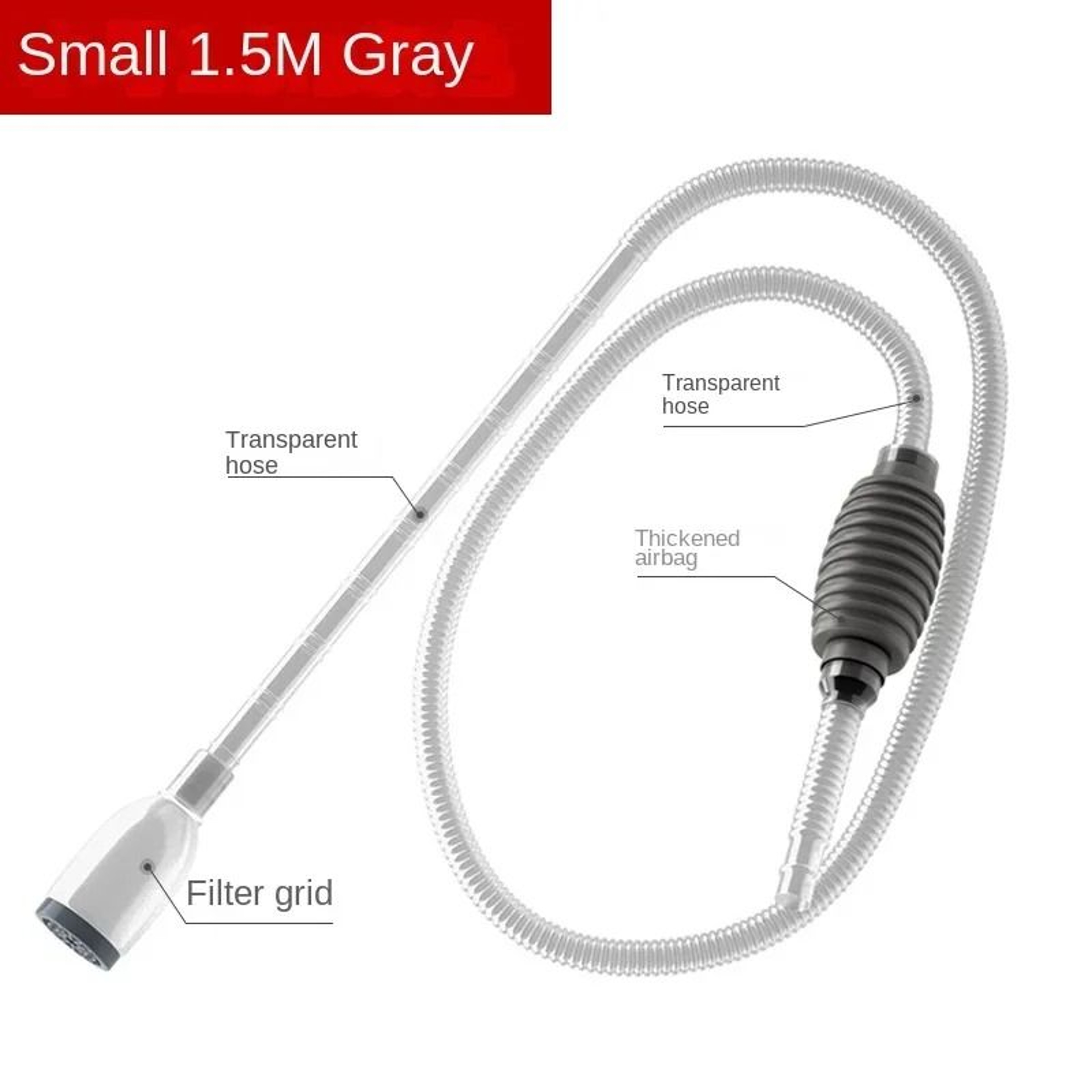 Manual Fish Tank Water Changer And Sand Washer Siphon Pump 6