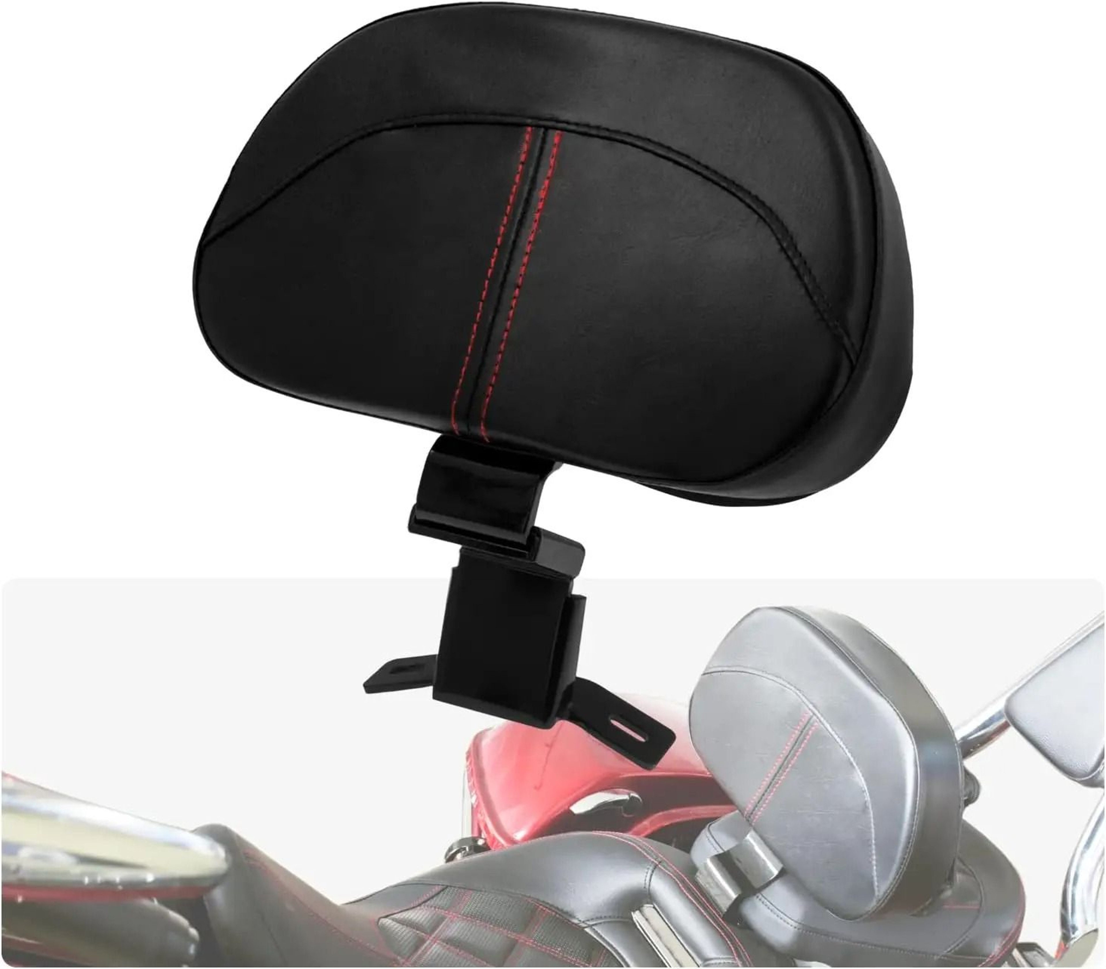 Adjustable Driver Backrest For Harley Touring Electra Road Street Glide 0