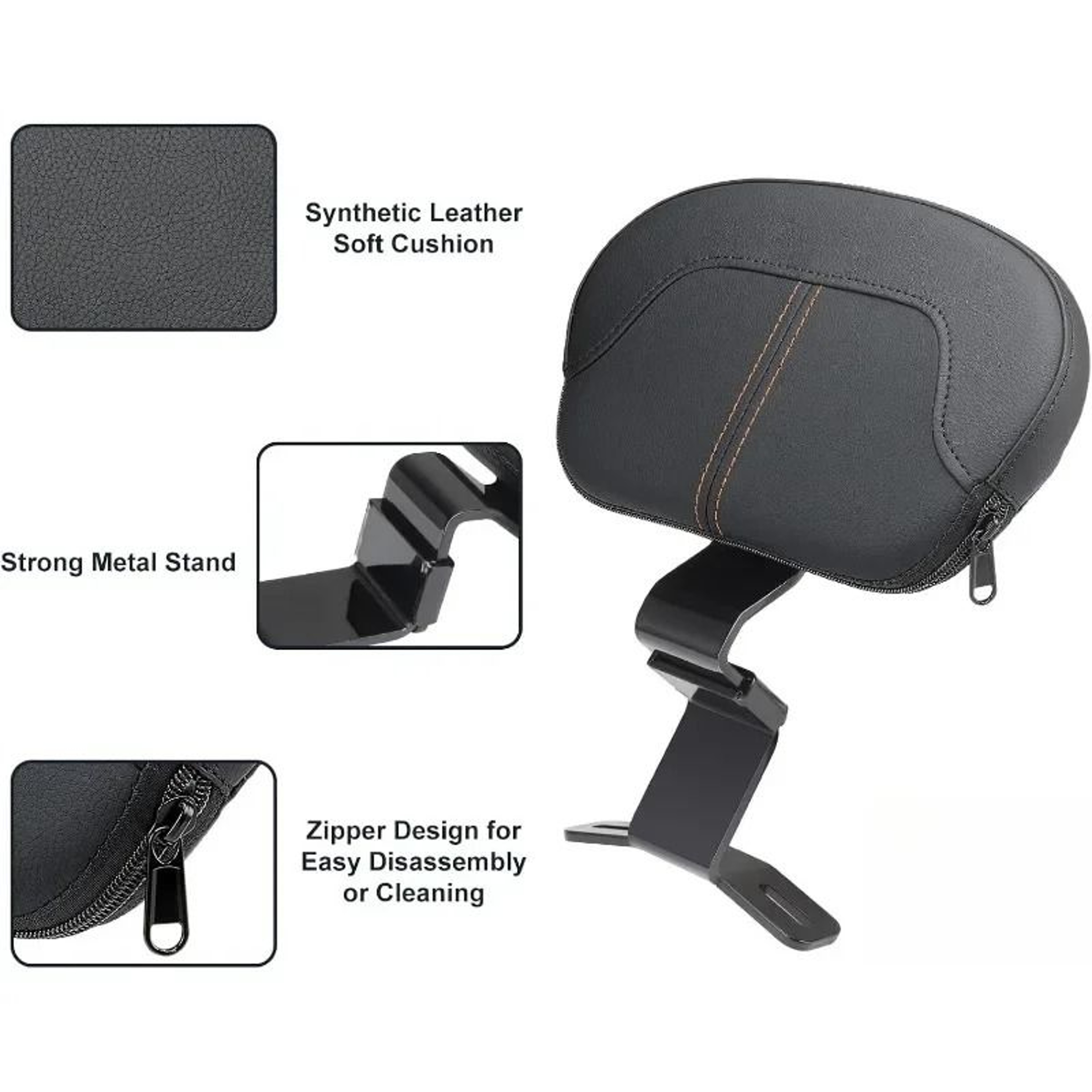 Adjustable Driver Backrest For Harley Touring Electra Road Street Glide 4