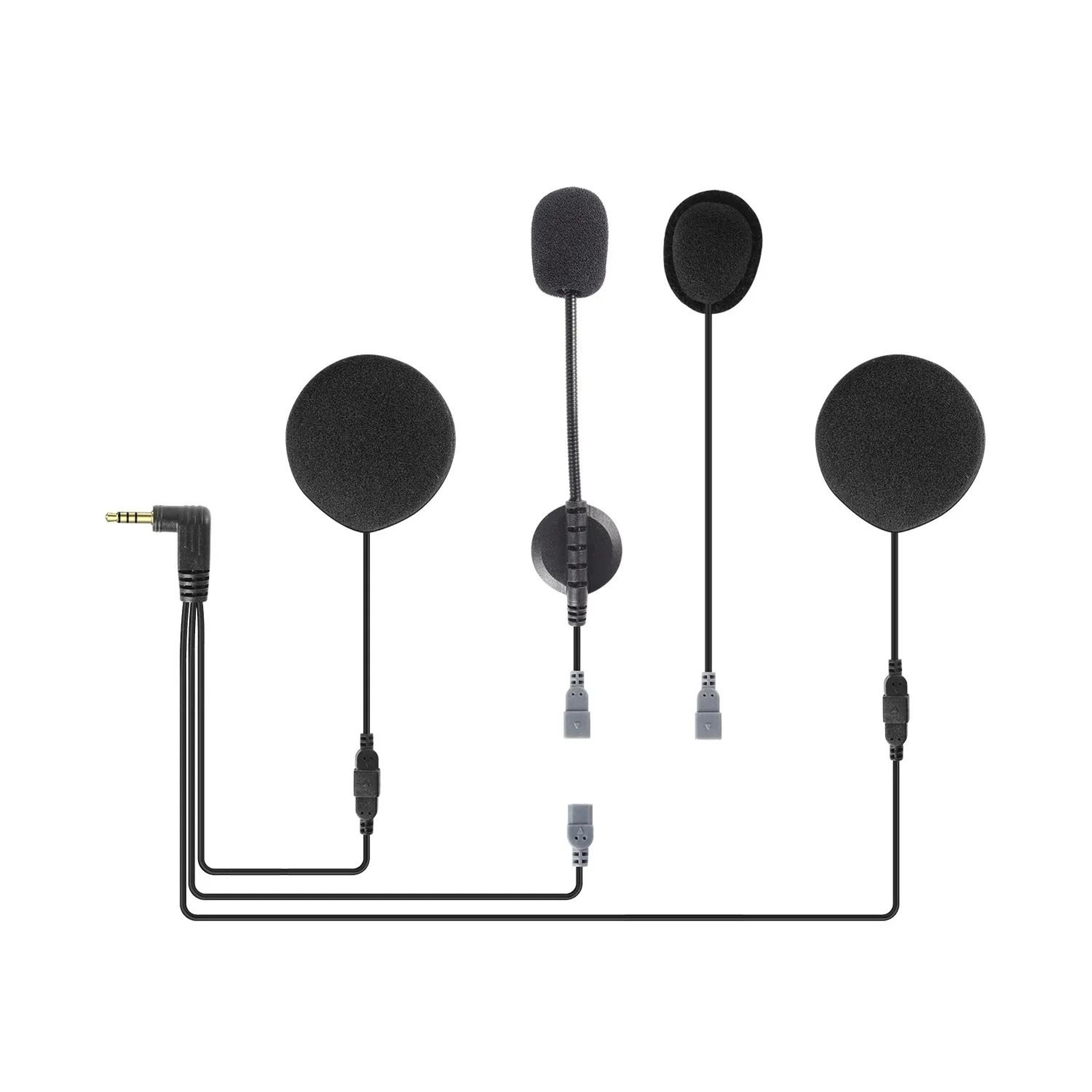 EJEAS 2 In 1 35mm Motorcycle Intercom Headset Speaker Microphone Kit 1