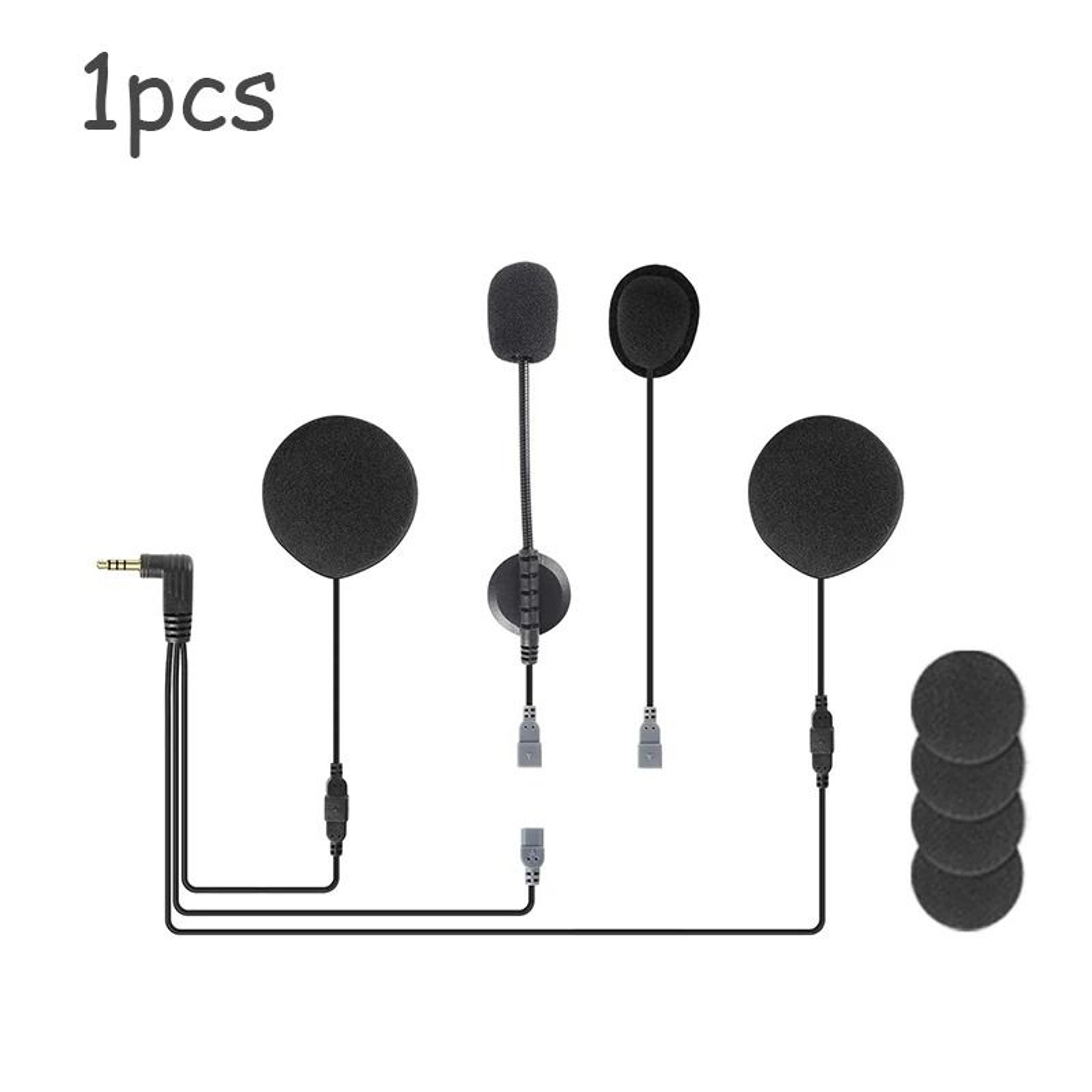 EJEAS 2 In 1 35mm Motorcycle Intercom Headset Speaker Microphone Kit 8