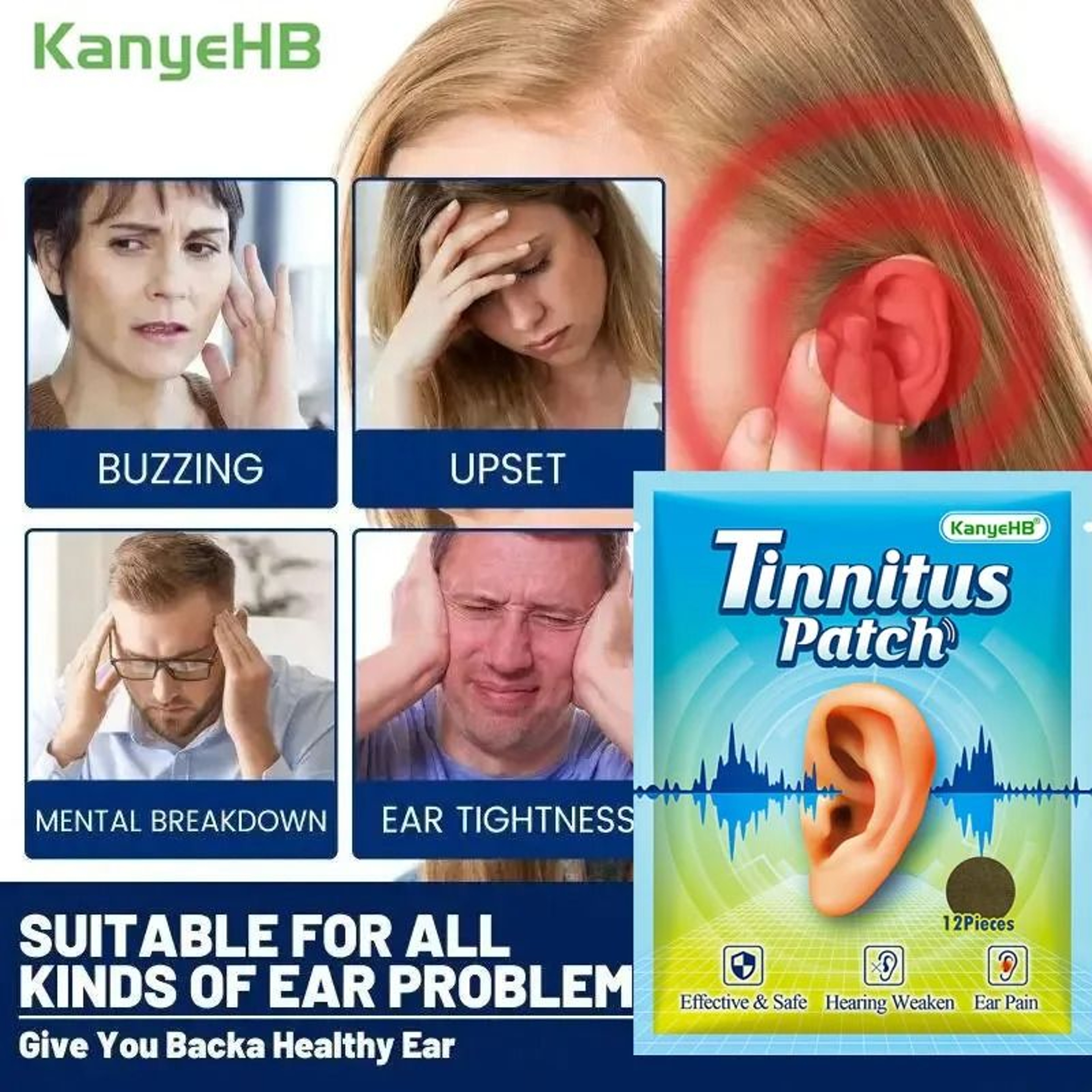 Herbal Ear Care Patch For Tinnitus Relief And Hearing Health Support 4