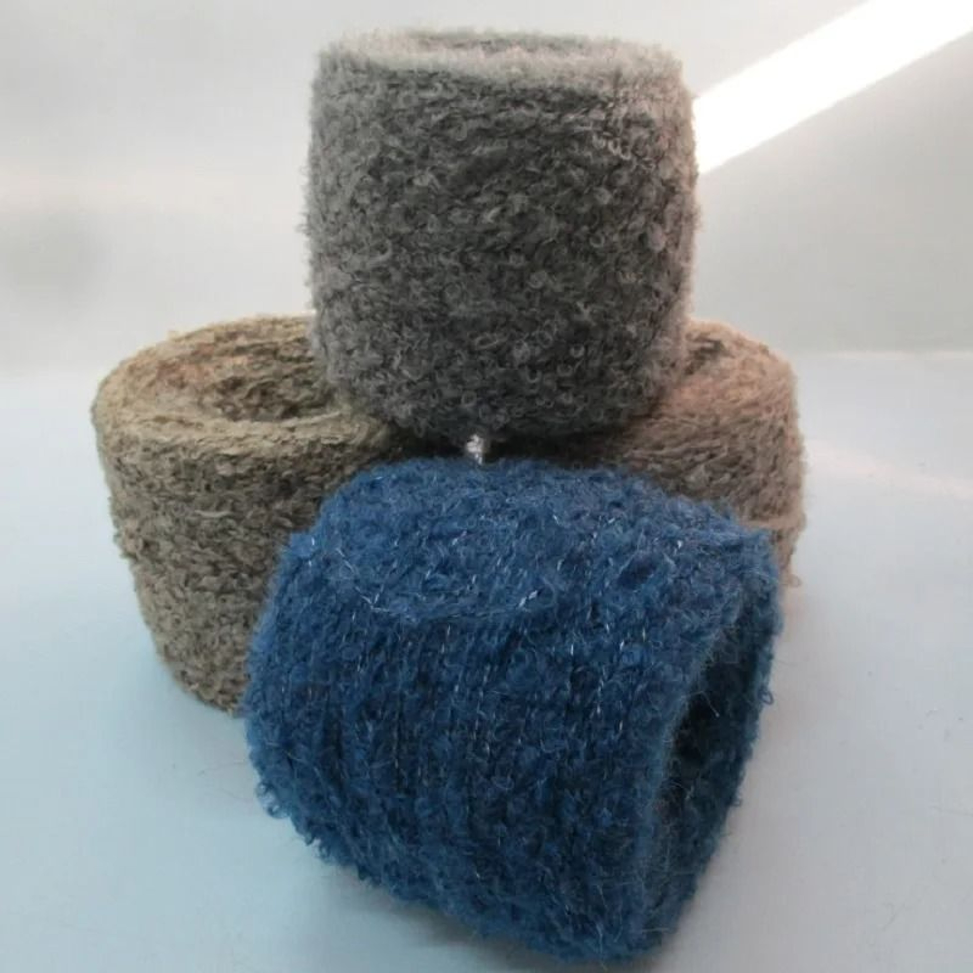 100g Curly Wool Loop Yarn Boucle Crochet Thread For DIY Doll Hair Sweaters And Scarves 4