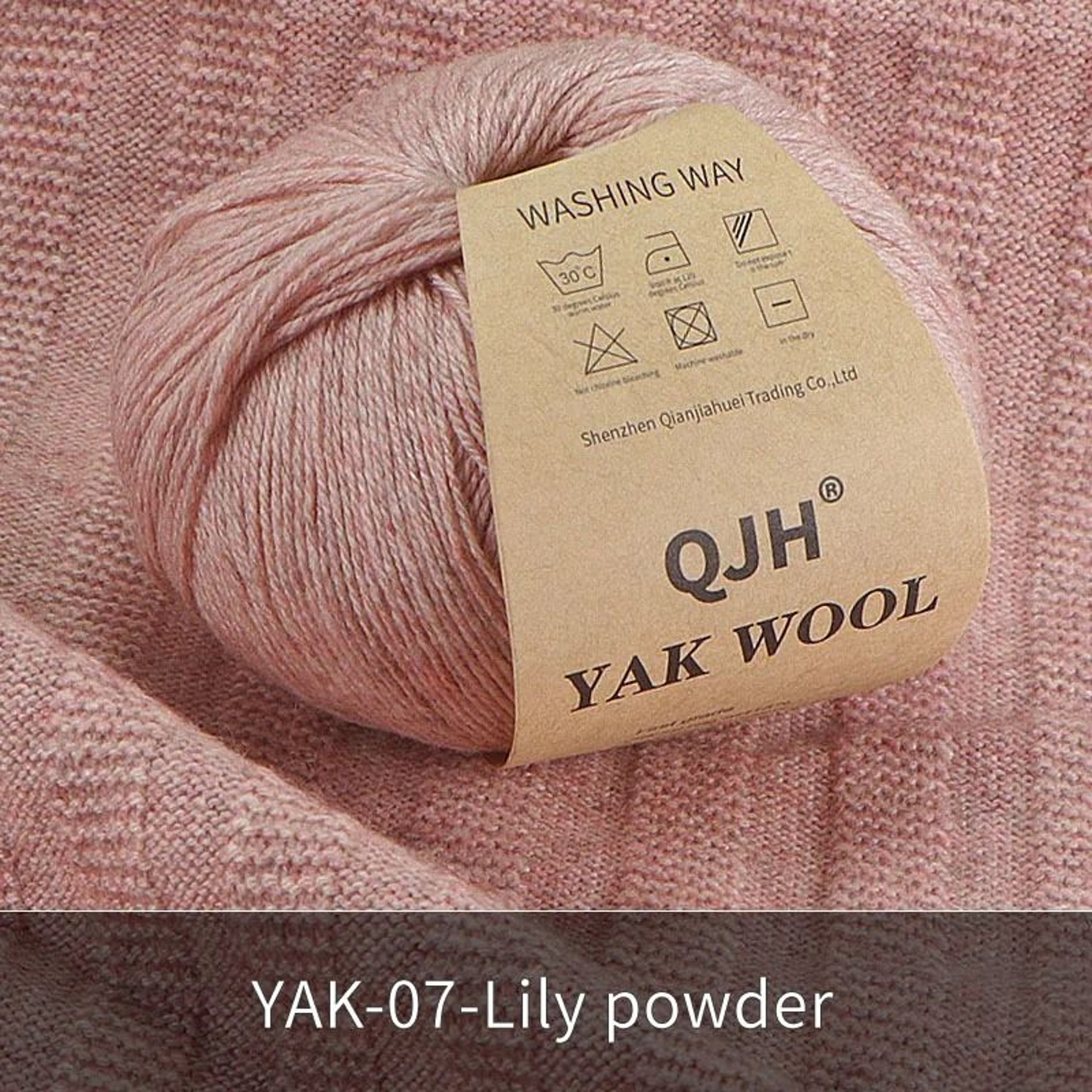 QJH 10pcs Set Natural Yak Wool Yarn Soft AntiPilling Thread For Knitting Sweaters And Scarves 12