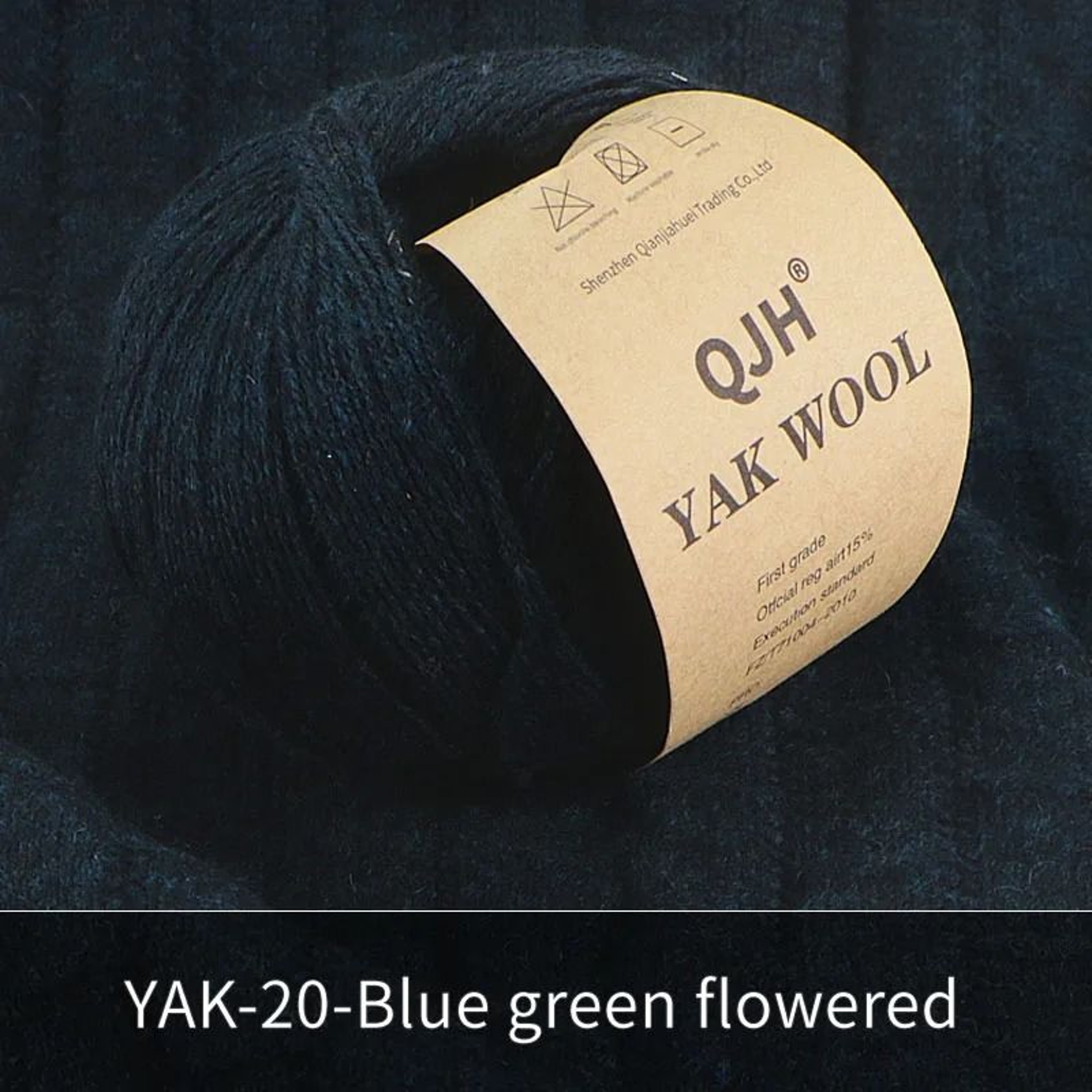 QJH 10pcs Set Natural Yak Wool Yarn Soft AntiPilling Thread For Knitting Sweaters And Scarves 23