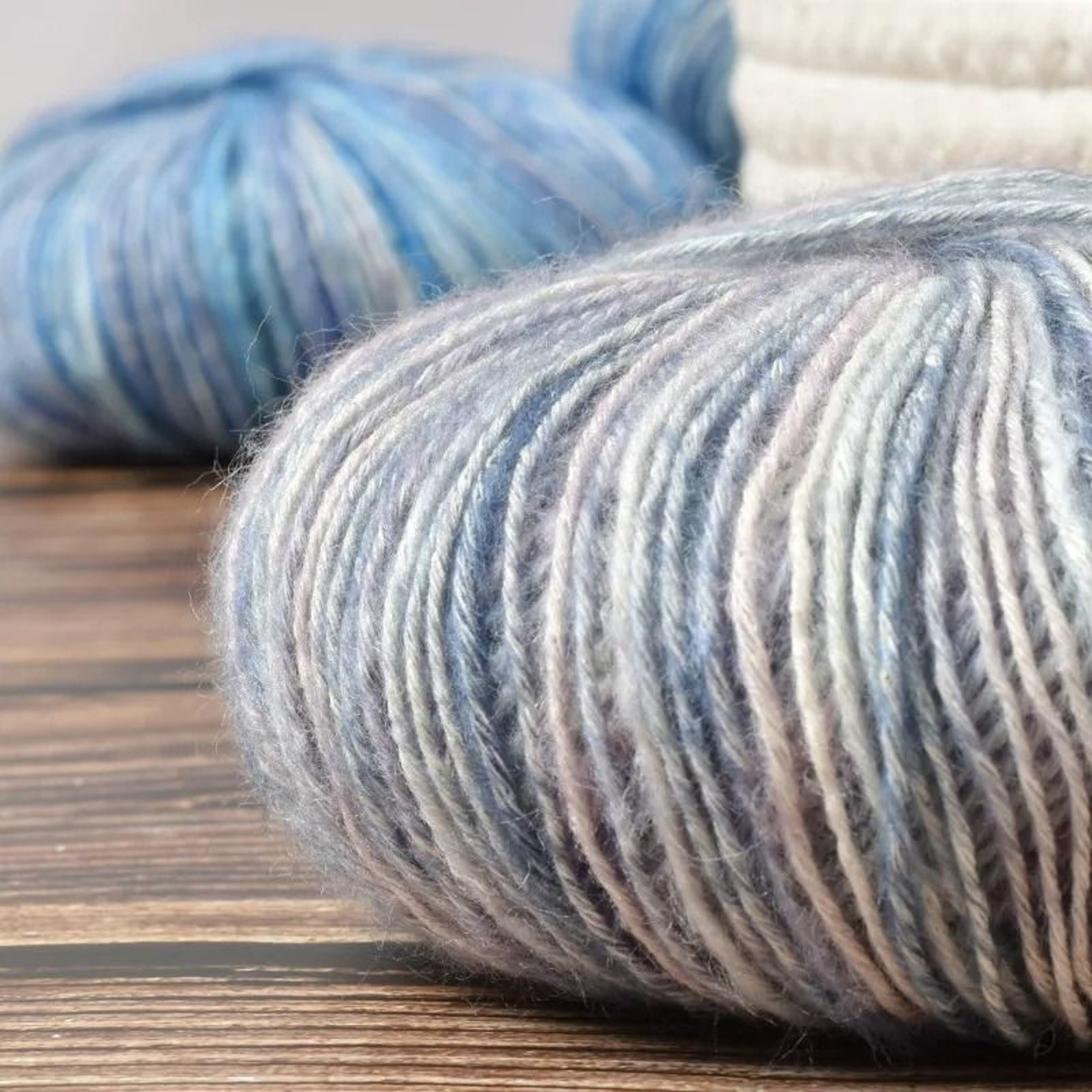 50g Gradient Cake Yarn Mohair Cotton Blend Soft Winter Thread For Crochet Scarves Hats And Clothing 2