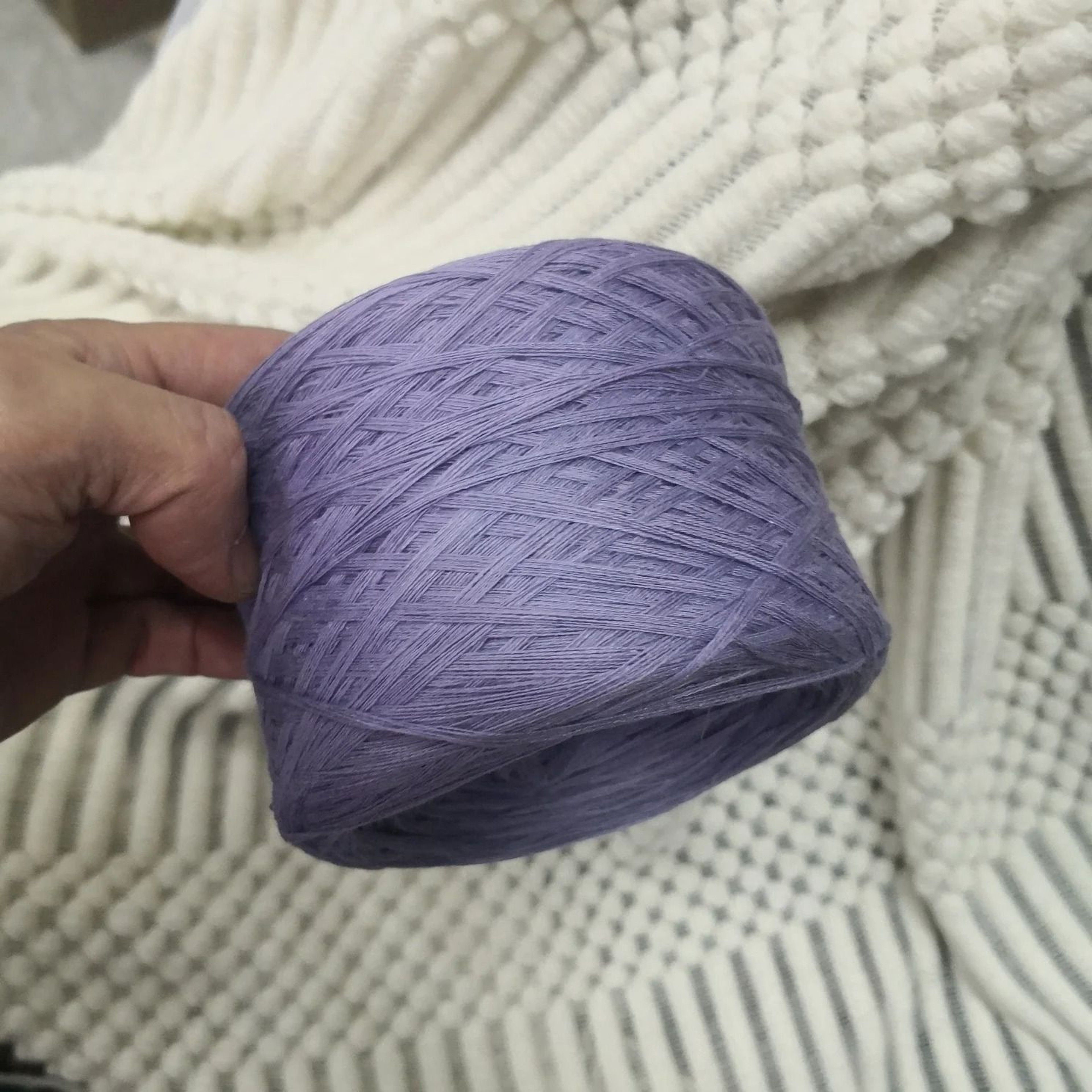 500g Bulk Raw Unbleached Cotton Knitting Yarn Thread Soft Cord For Baby Clothes Sweaters And Scarve 8