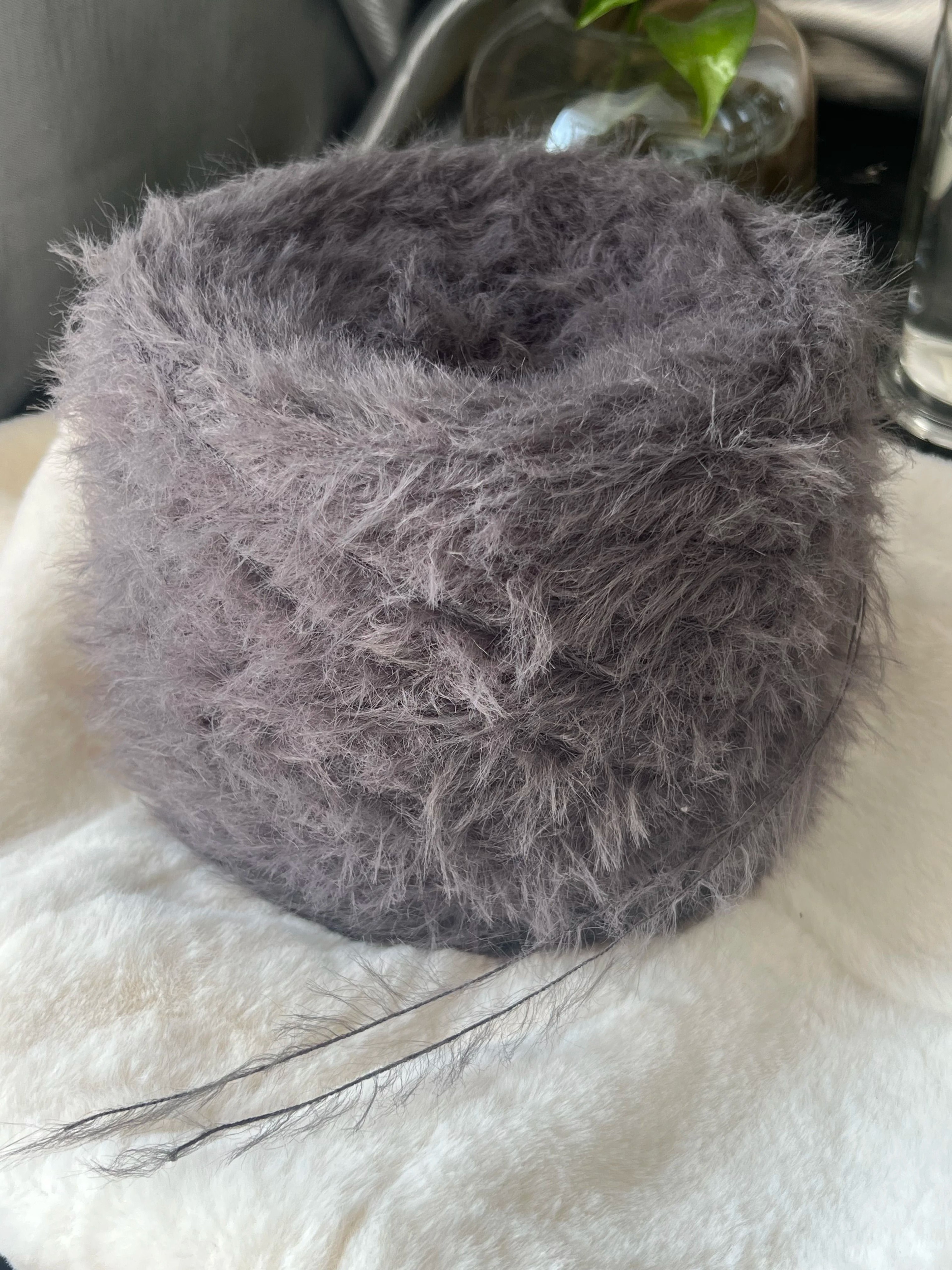 500g Bulk Mink Wool Blend Plush Yarn Soft Fluffy Thread For Sweaters Scarves And Shawls 5