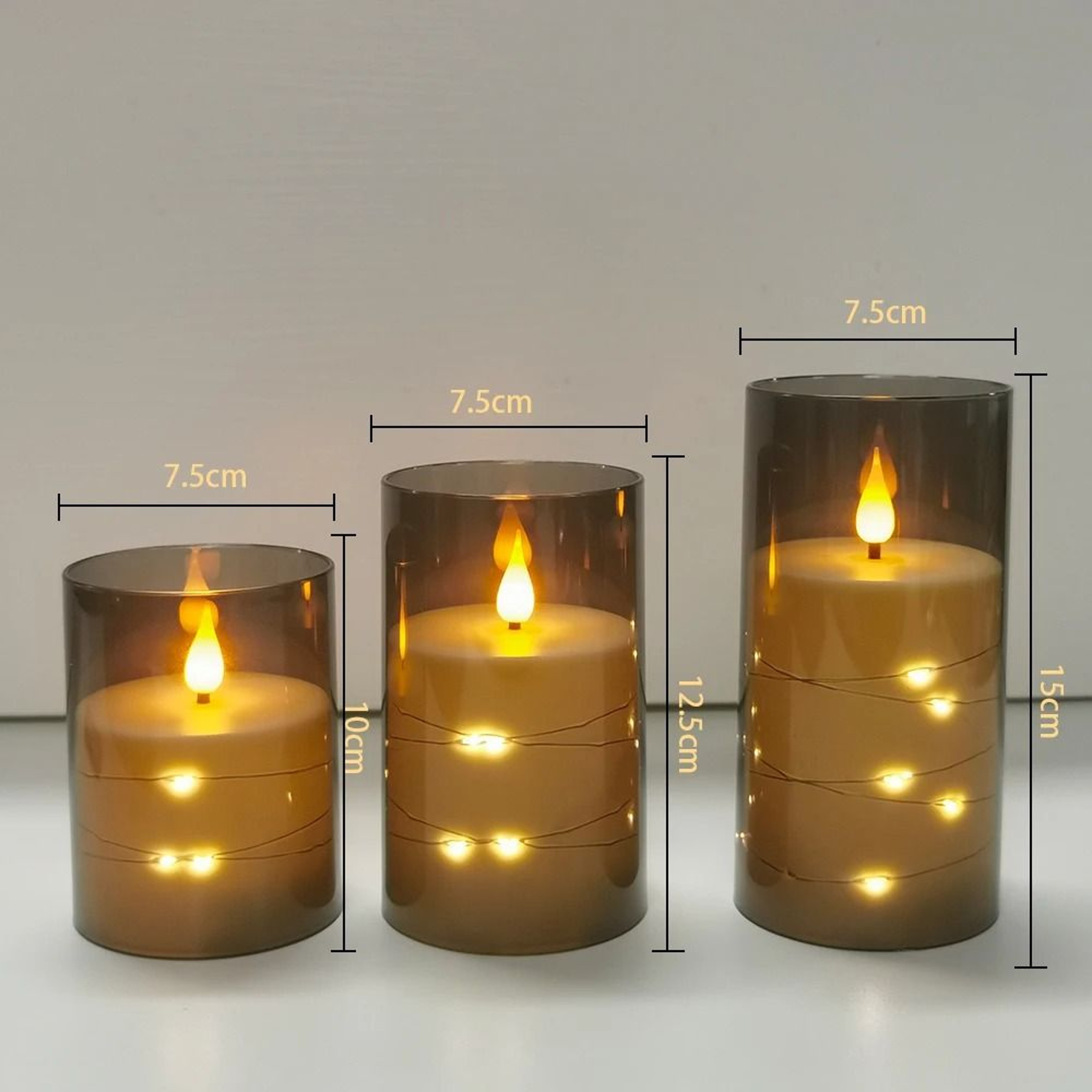 Flameless LED Candles With Remote Control Timers Battery Flickering Lights For Room Wedding Decor 4