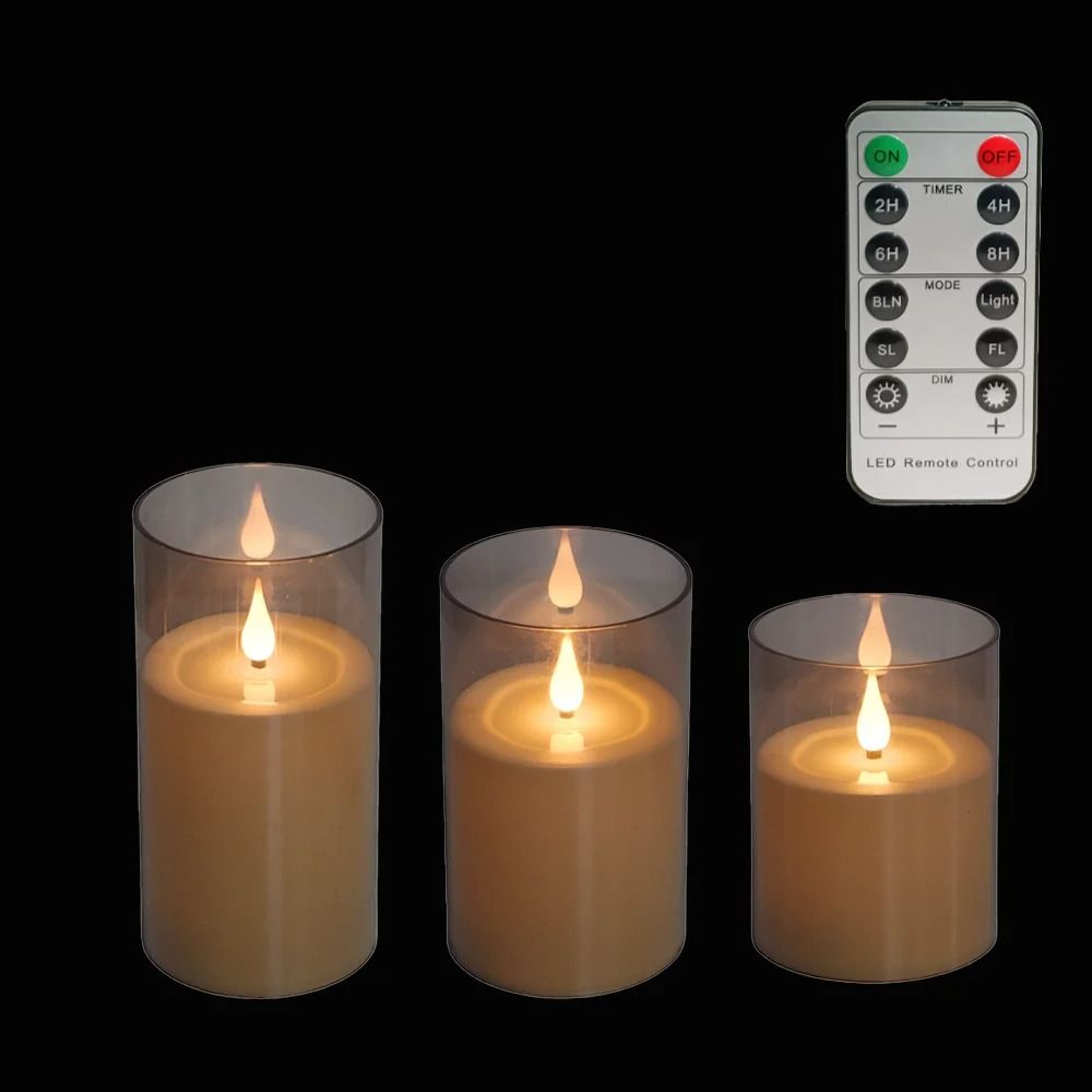 Flameless LED Candles With Remote Control Timers Battery Flickering Lights For Room Wedding Decor 6