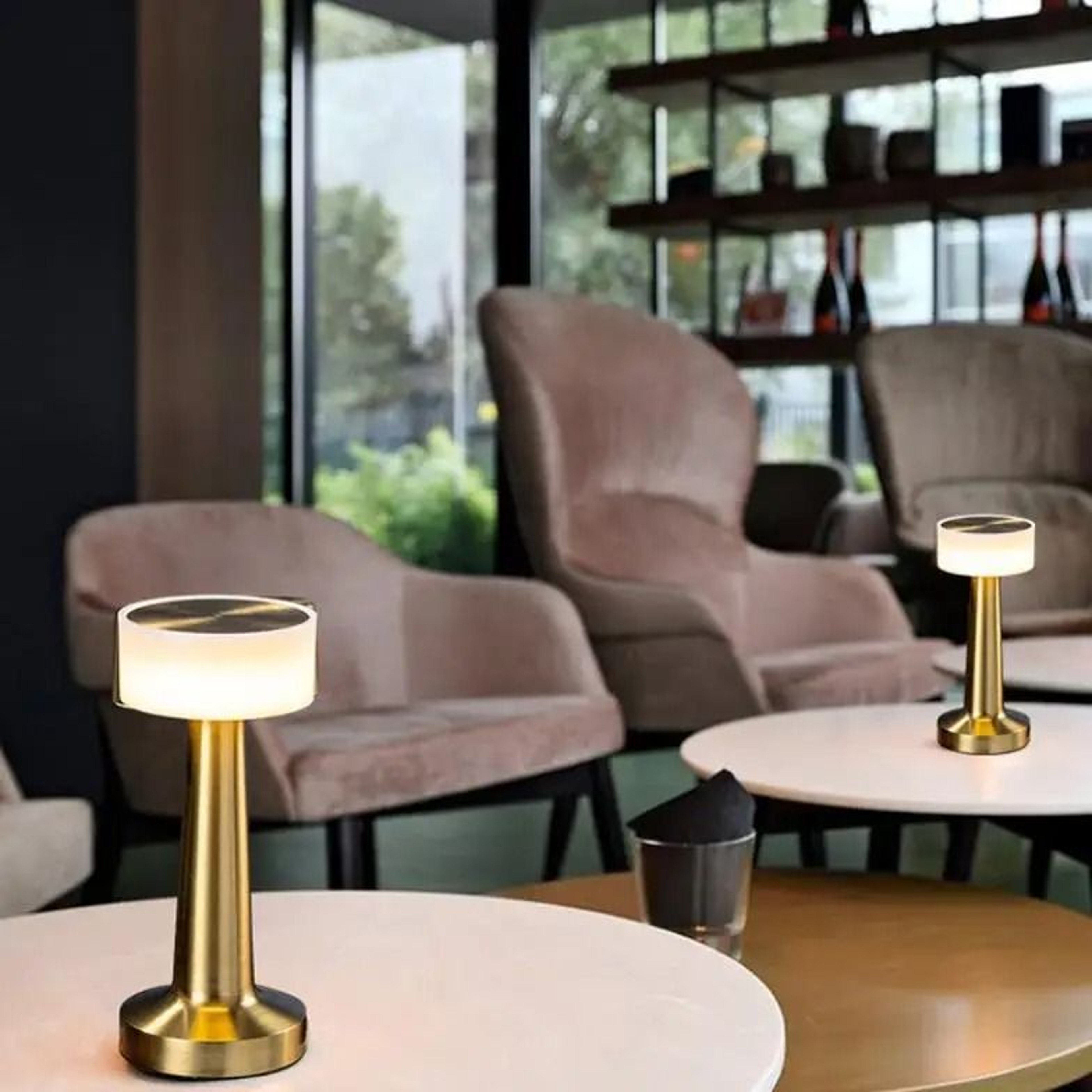 LED Touch Sensor Portable Table Lamp USB Rechargeable Wireless Night Light For Bedroom Restaurant B 3