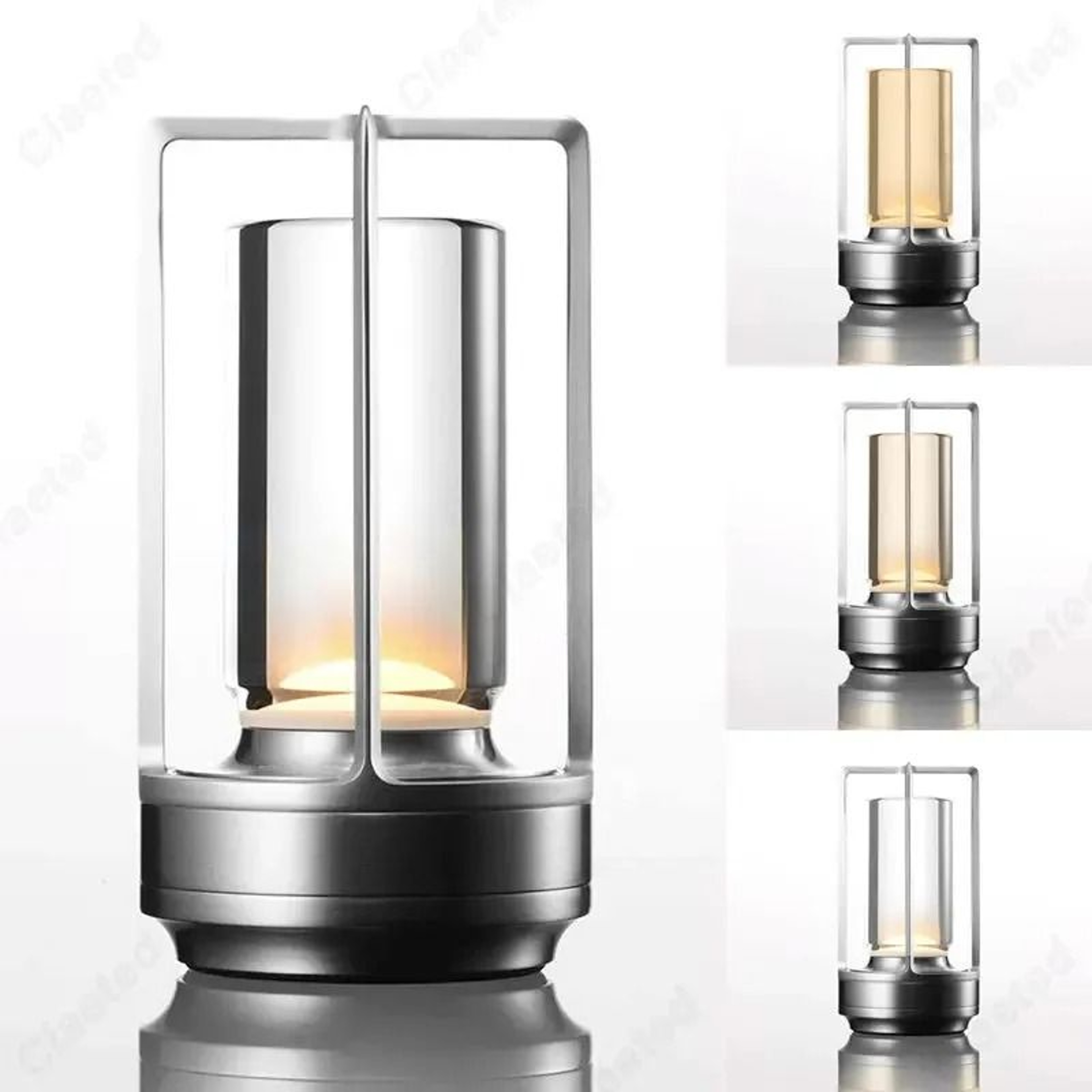 Wireless LED Touch Sensor Table Lamp USB Rechargeable Ambient Night Light For Bedroom Hotel 8