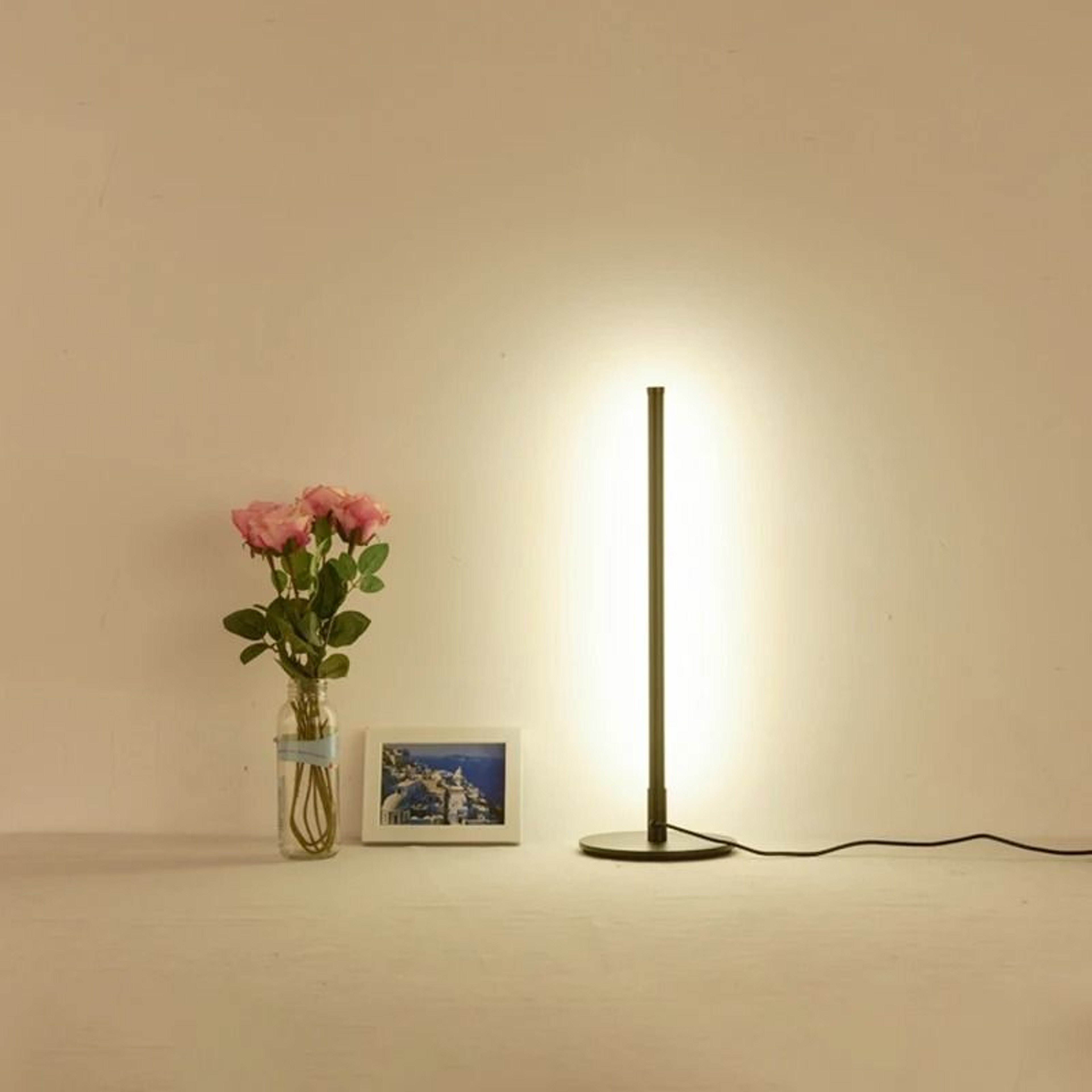 Minimalist Modern LED Table Lamp Bedside Desk Light Simple Nightstand Lighting For Hotel Homestay H 4