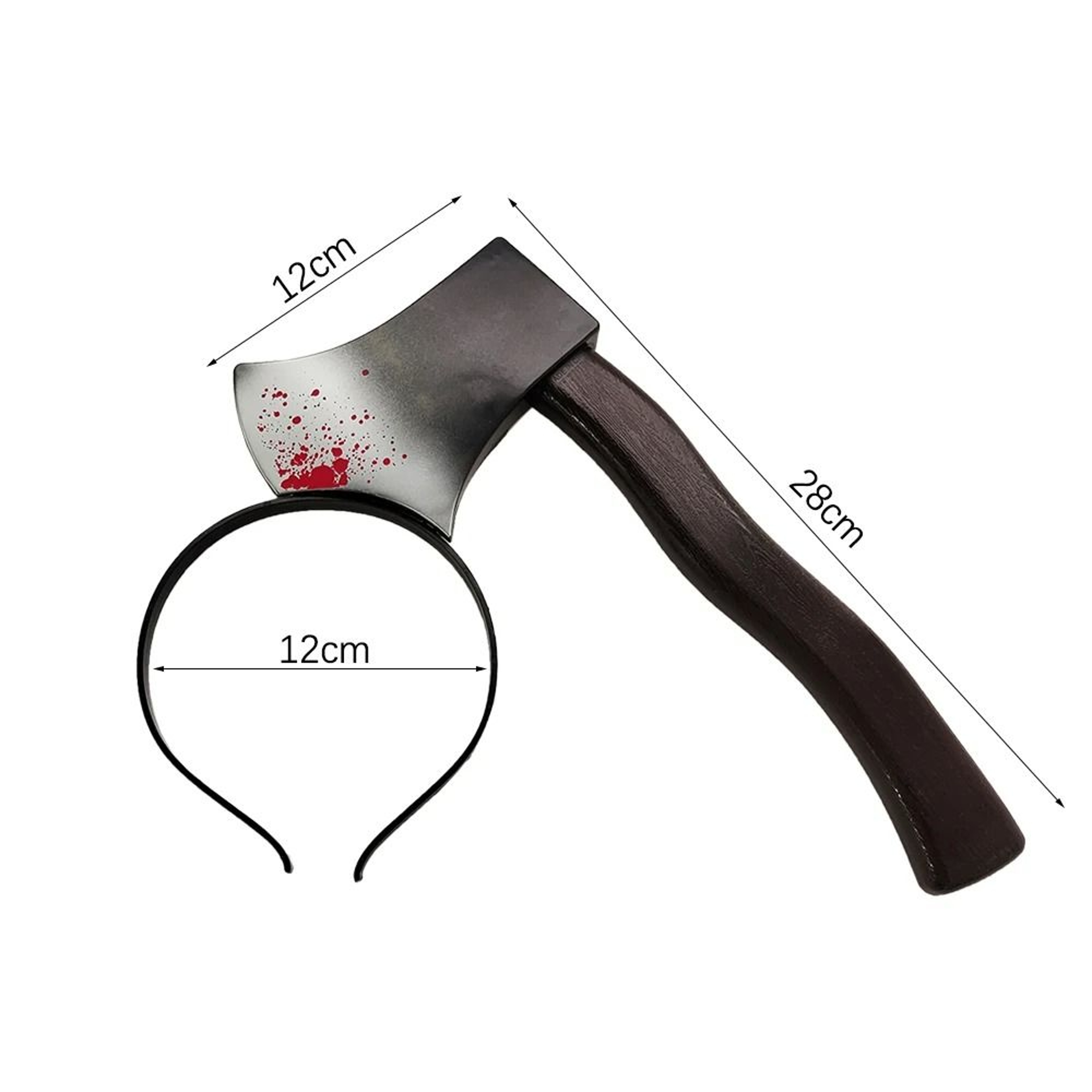 Halloween Horror Bloody Headband Fake Axe Saw Knife Costume Cosplay Prop 7