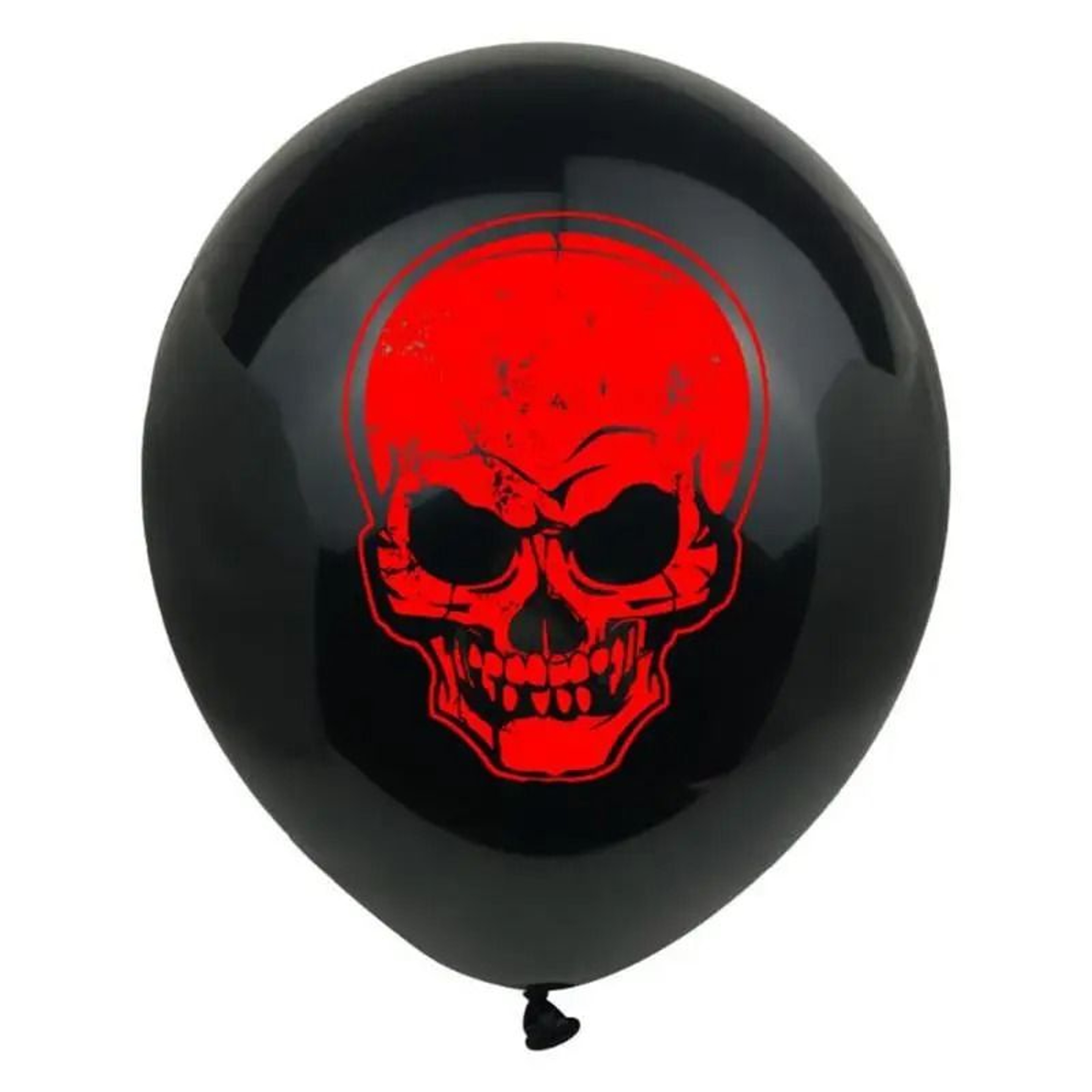 12Piece Halloween Latex Balloons Set Ghost Spider Bat Skeleton Decor 4