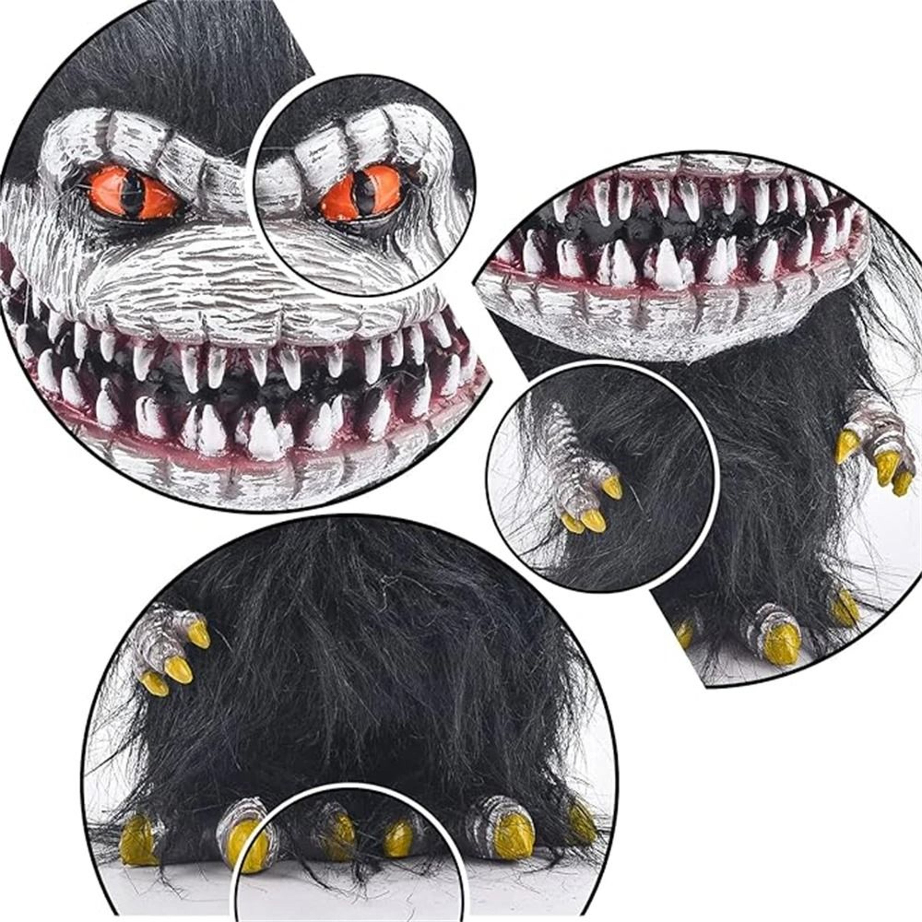 Creepy Alien Monster Stuffed Doll Prop Horror Movie Critter Stuffed Toy 5
