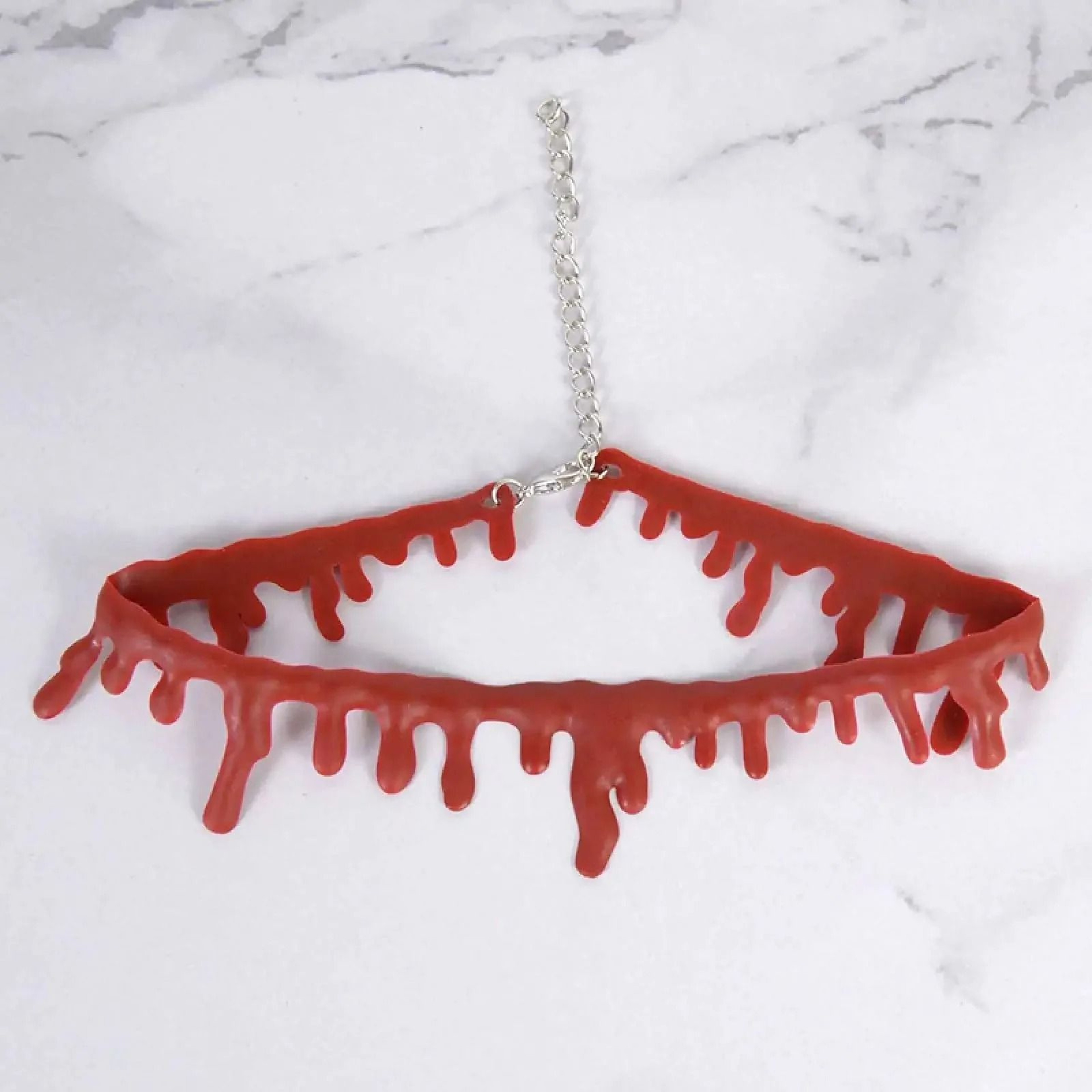 Halloween Dripping Blood Choker Necklace For Vampire Cosplay Costumes 3