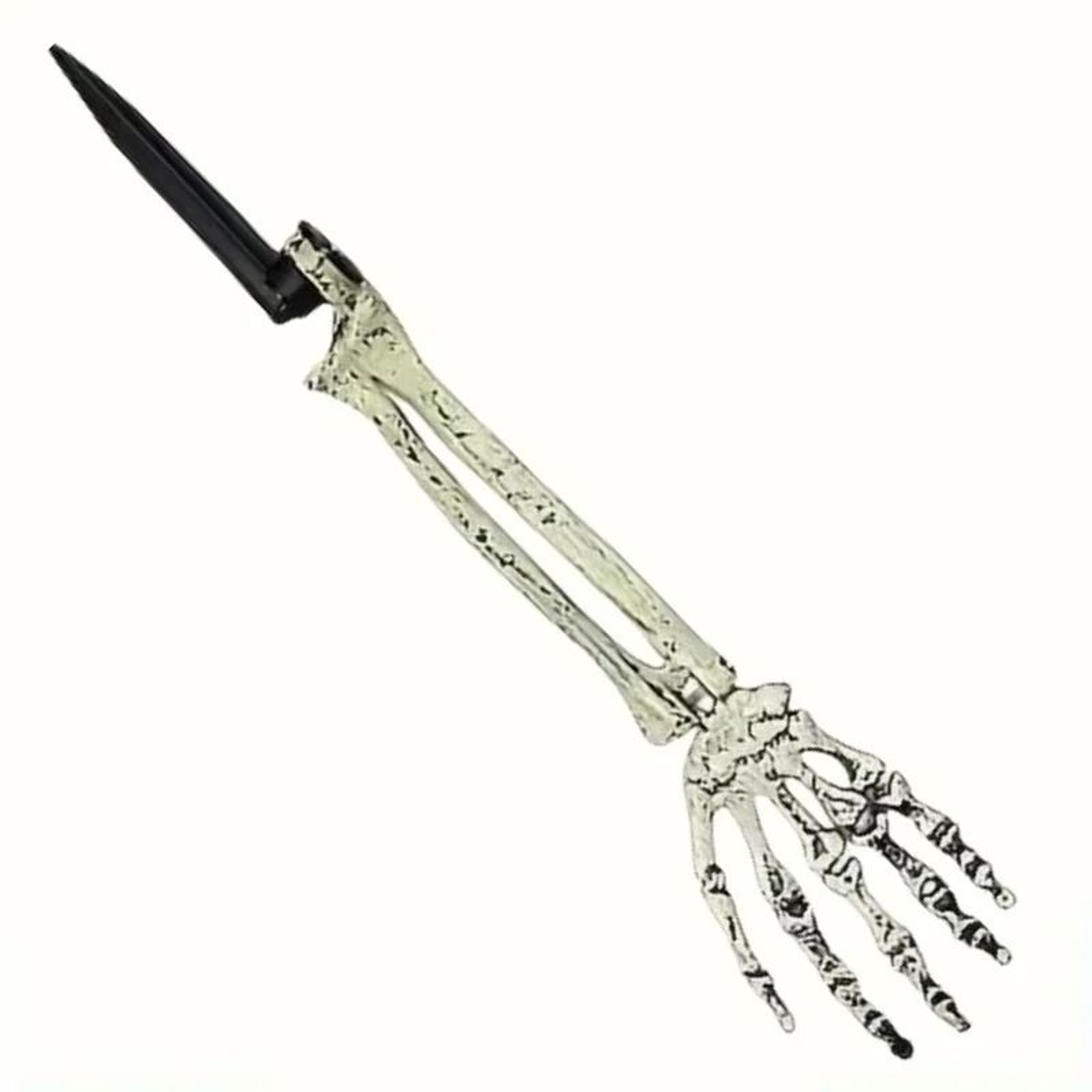 Halloween Ground Stake Skeleton Bone Set With Skull Head  Hands 7