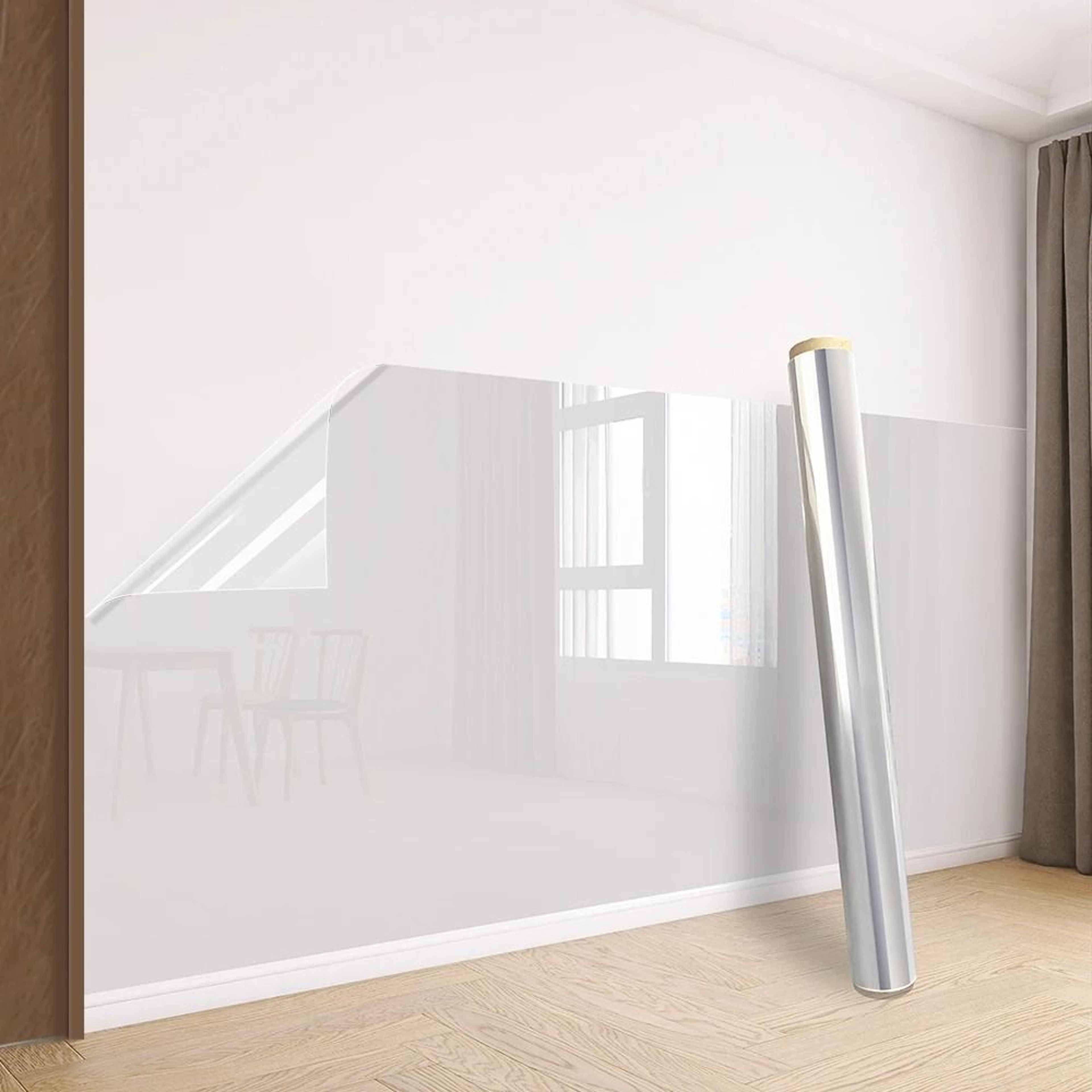 45cm Electrostatic Wall Protective Film Transparent SelfAdsorbing DirtResistant Shield 0