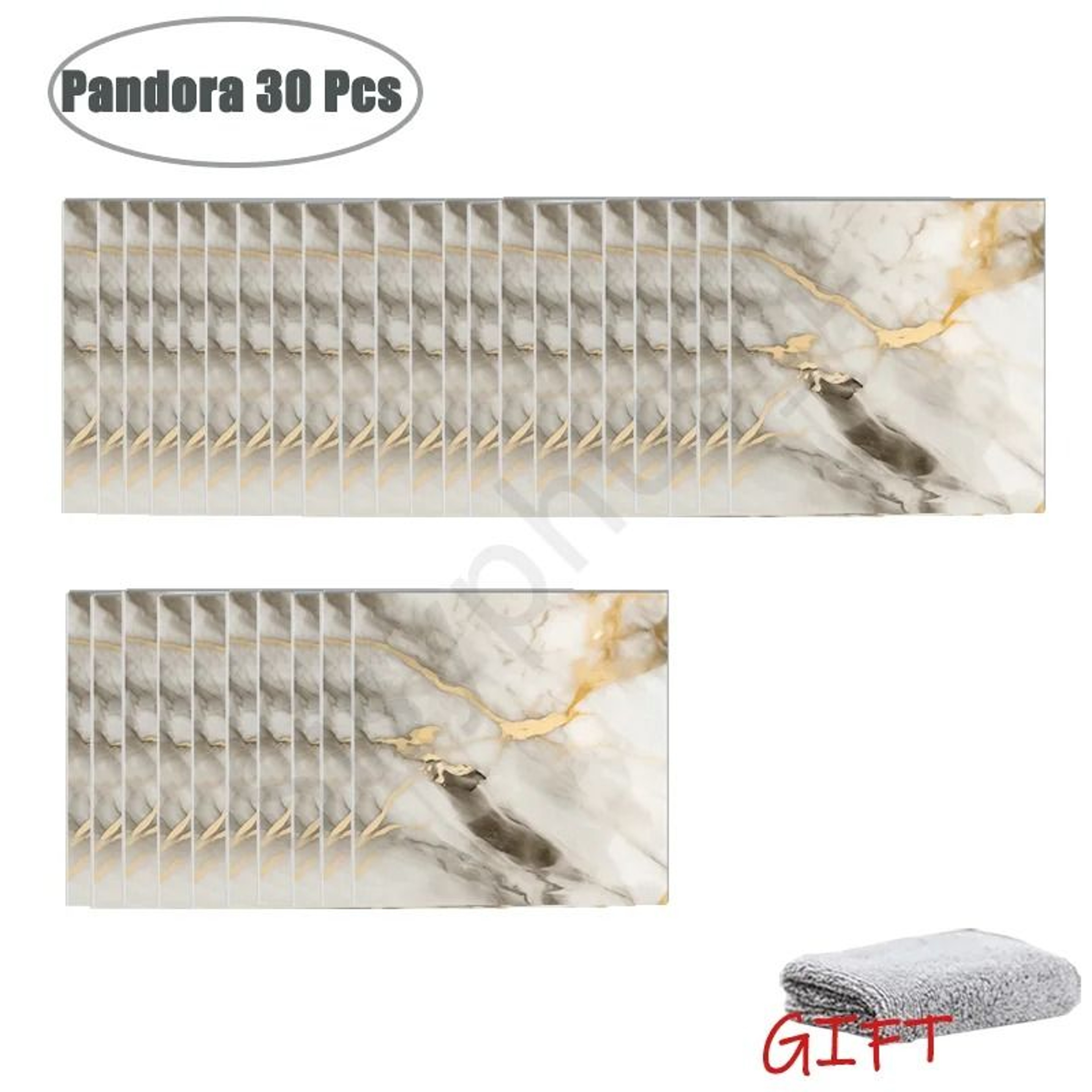 PVC Marble Tile Wall  Floor Stickers SelfAdhesive Waterproof Backsplash Decals For Kitchen Bathroom 20