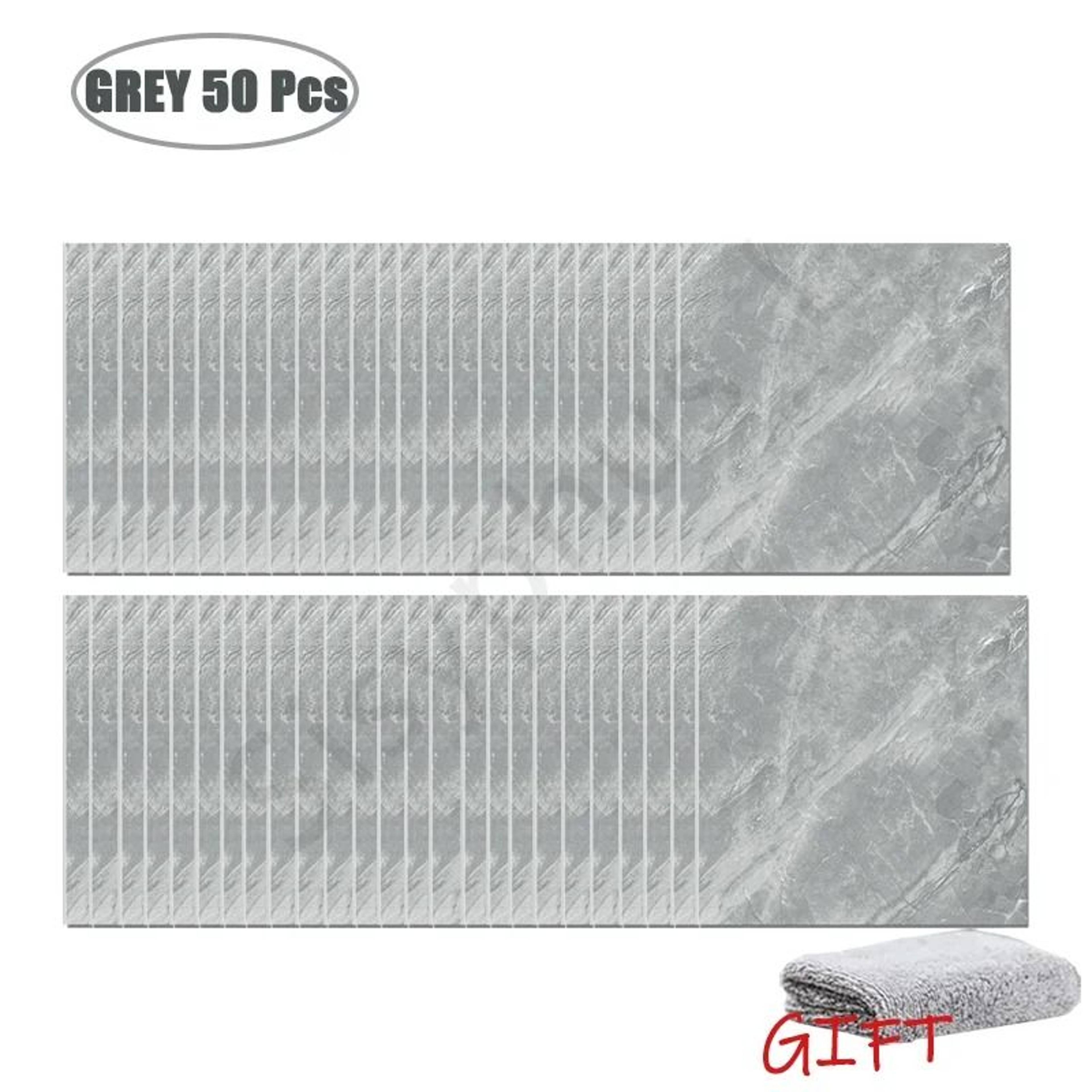 PVC Marble Tile Wall  Floor Stickers SelfAdhesive Waterproof Backsplash Decals For Kitchen Bathroom 23