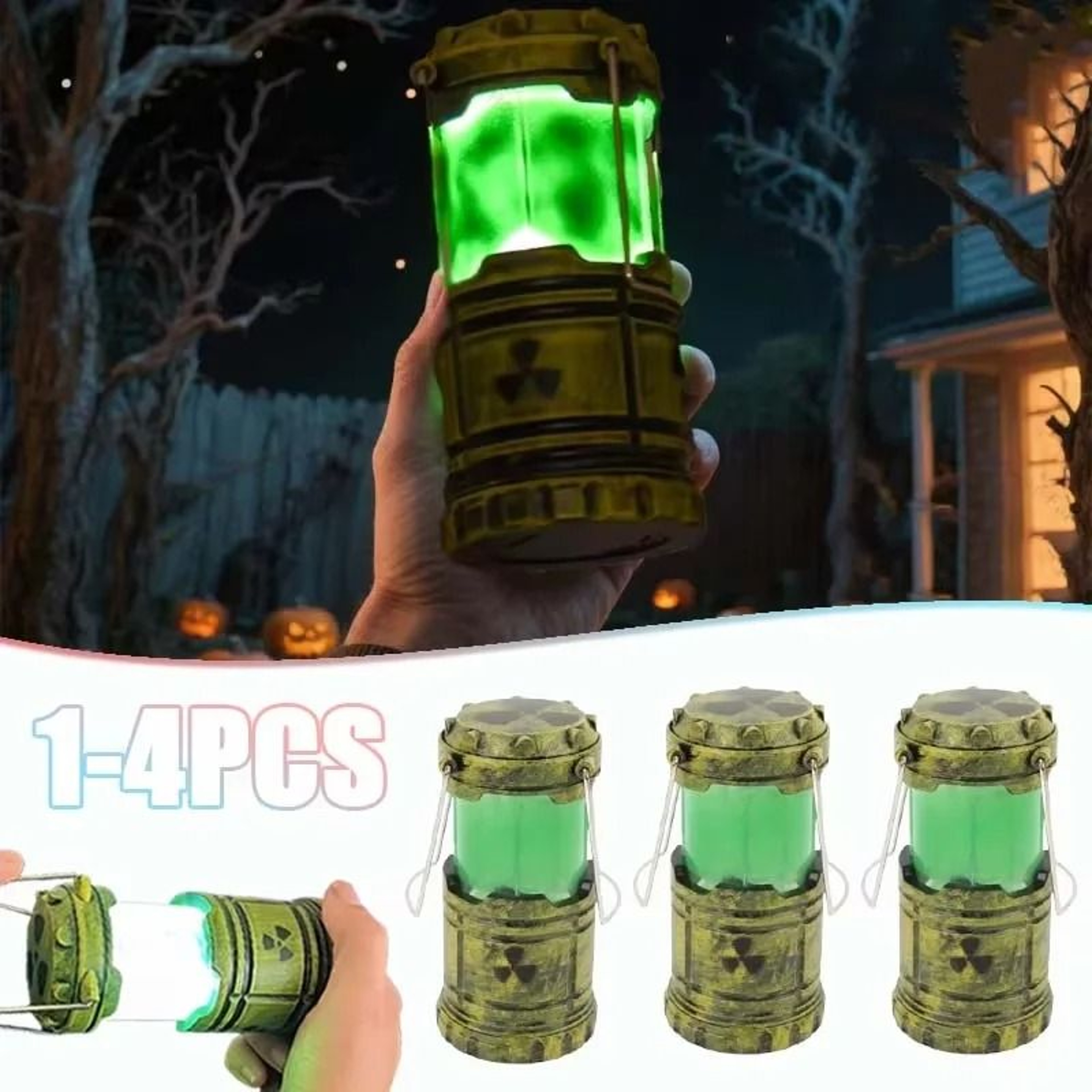 Mini Nuclear Reactor Night Light Novelty Ambient Lamp Glowing Bedroom Decor Party Prop 2