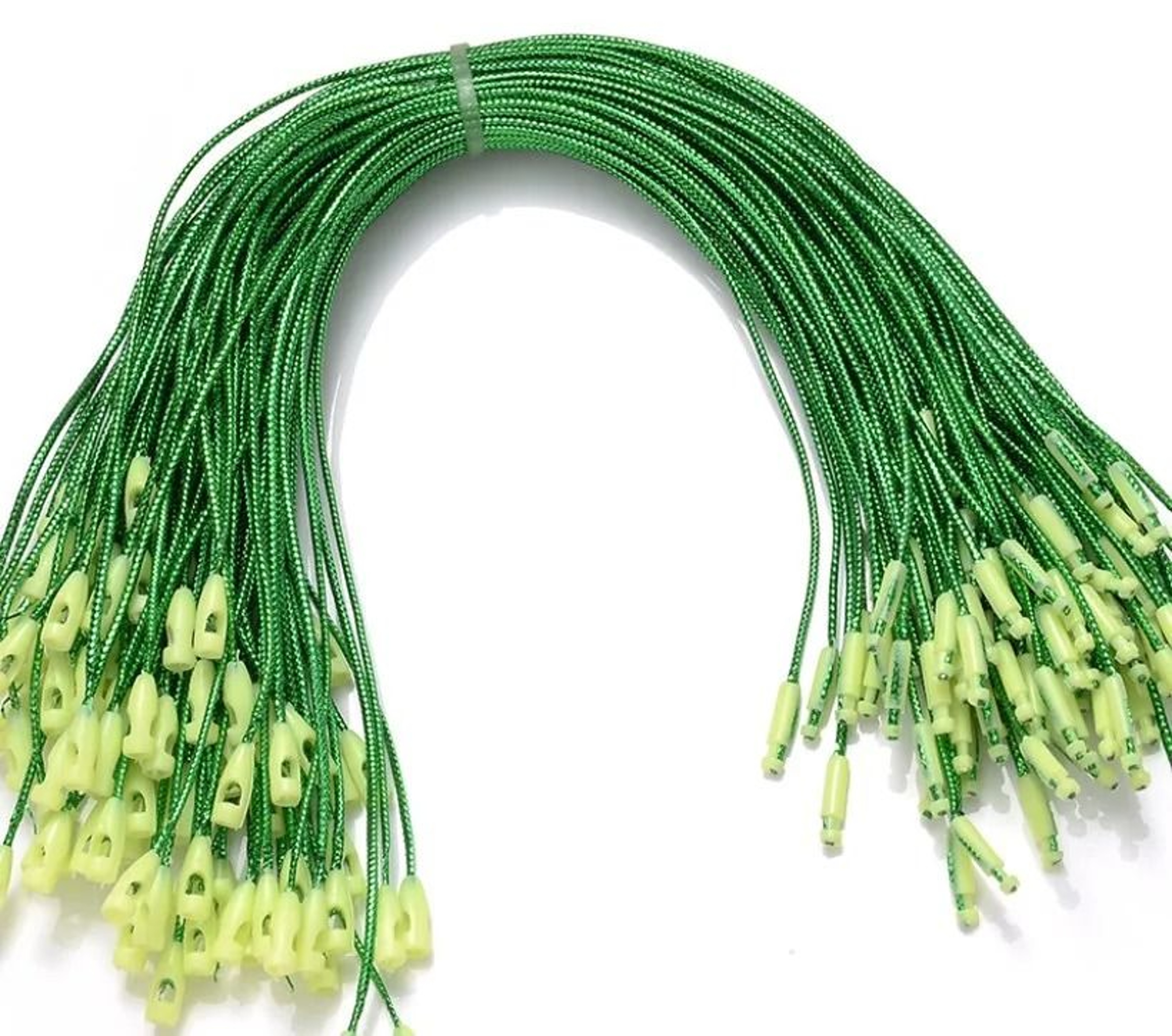 100Piece Polyester Hanging String Fasteners PreCut Loops For Christmas Tree Ornaments Tags 9