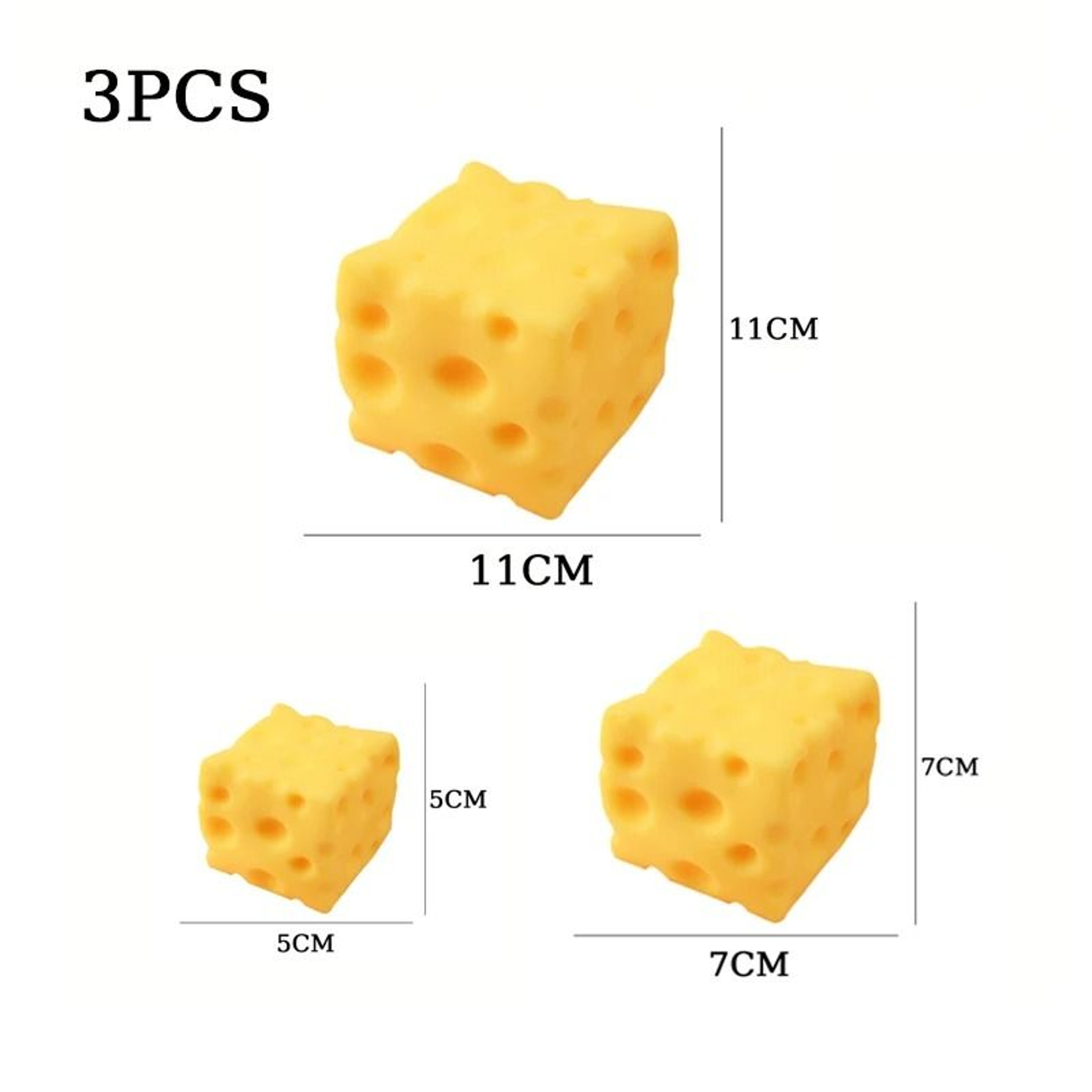 Giant Cheese Squeeze Toy Extra Large Slow Rebound Squishy Fidget Stress Relief 5
