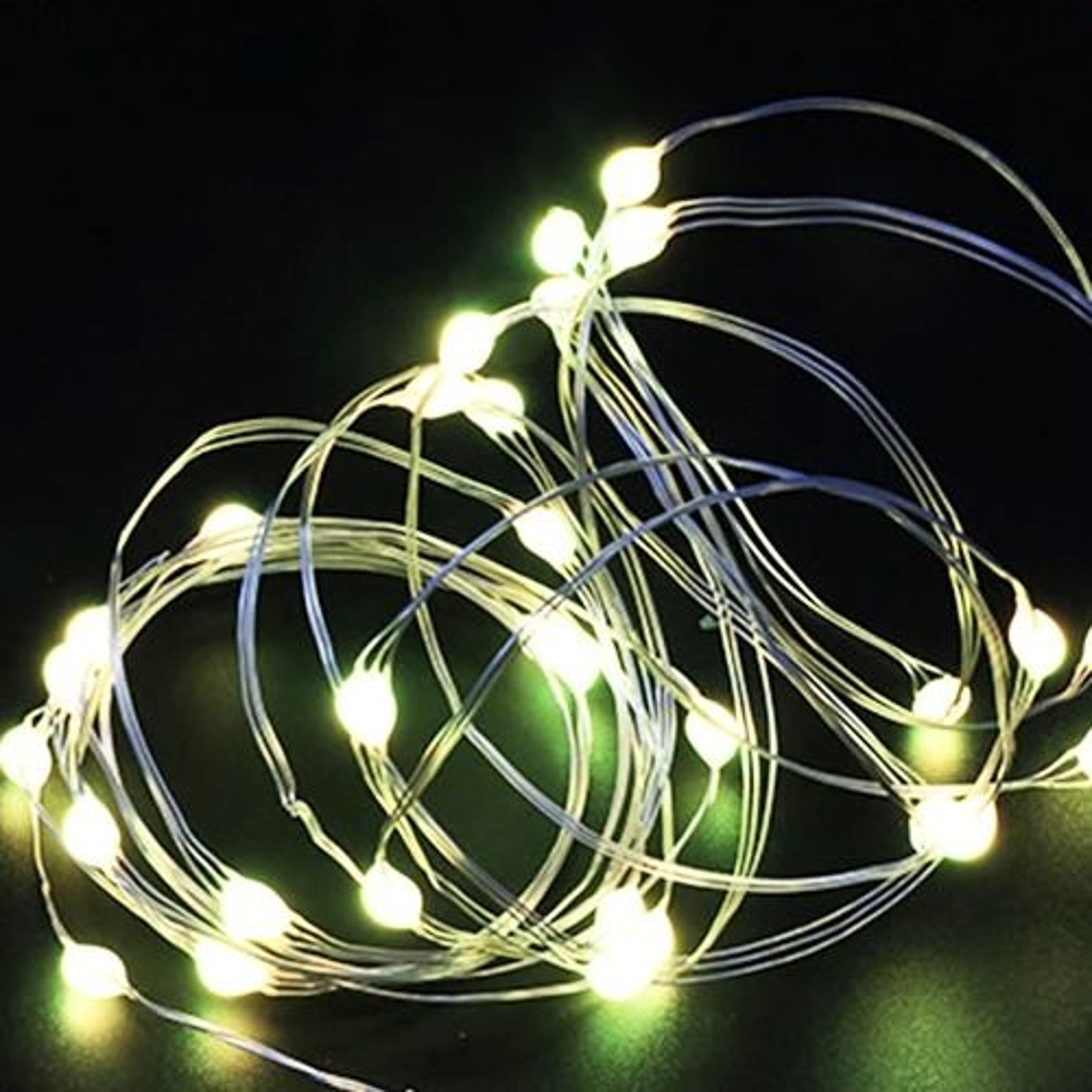 10Pcs Flexible Copper Wire LED String Fairy Lights For Christmas  Weddings 7