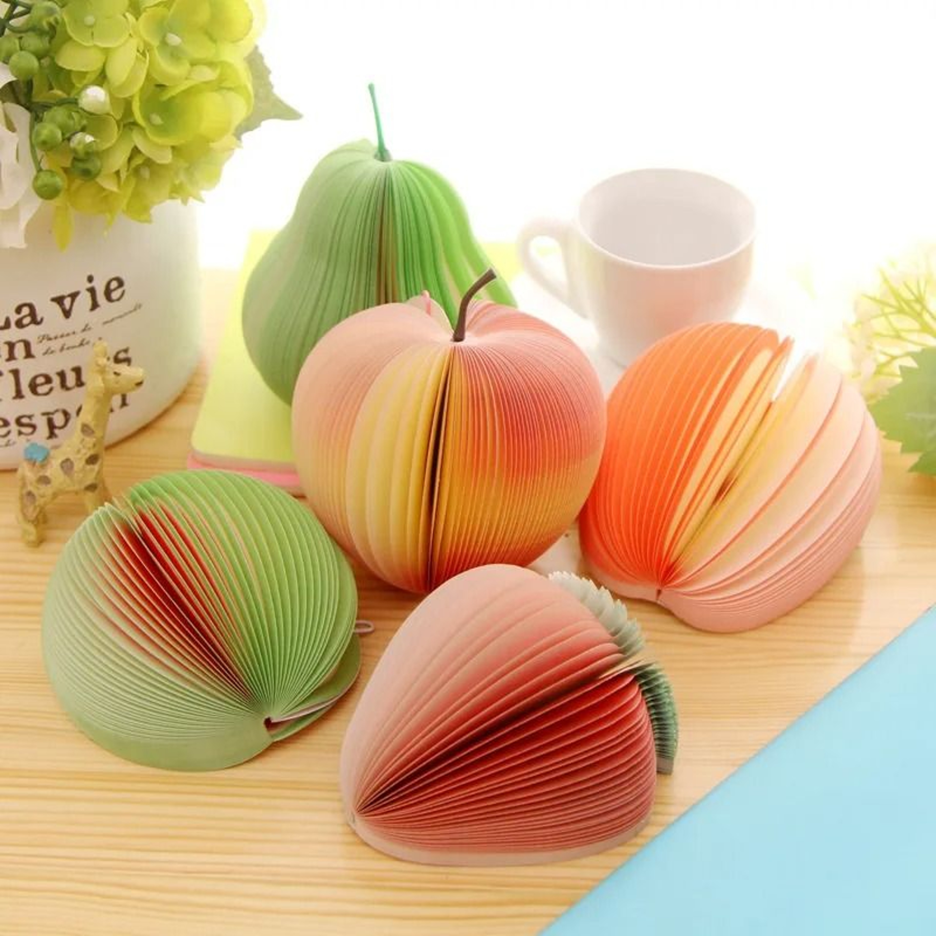 Cute Fruit Sticky Notes Set DIY Memo Pads  Korean Stationery Wall Stickers 1
