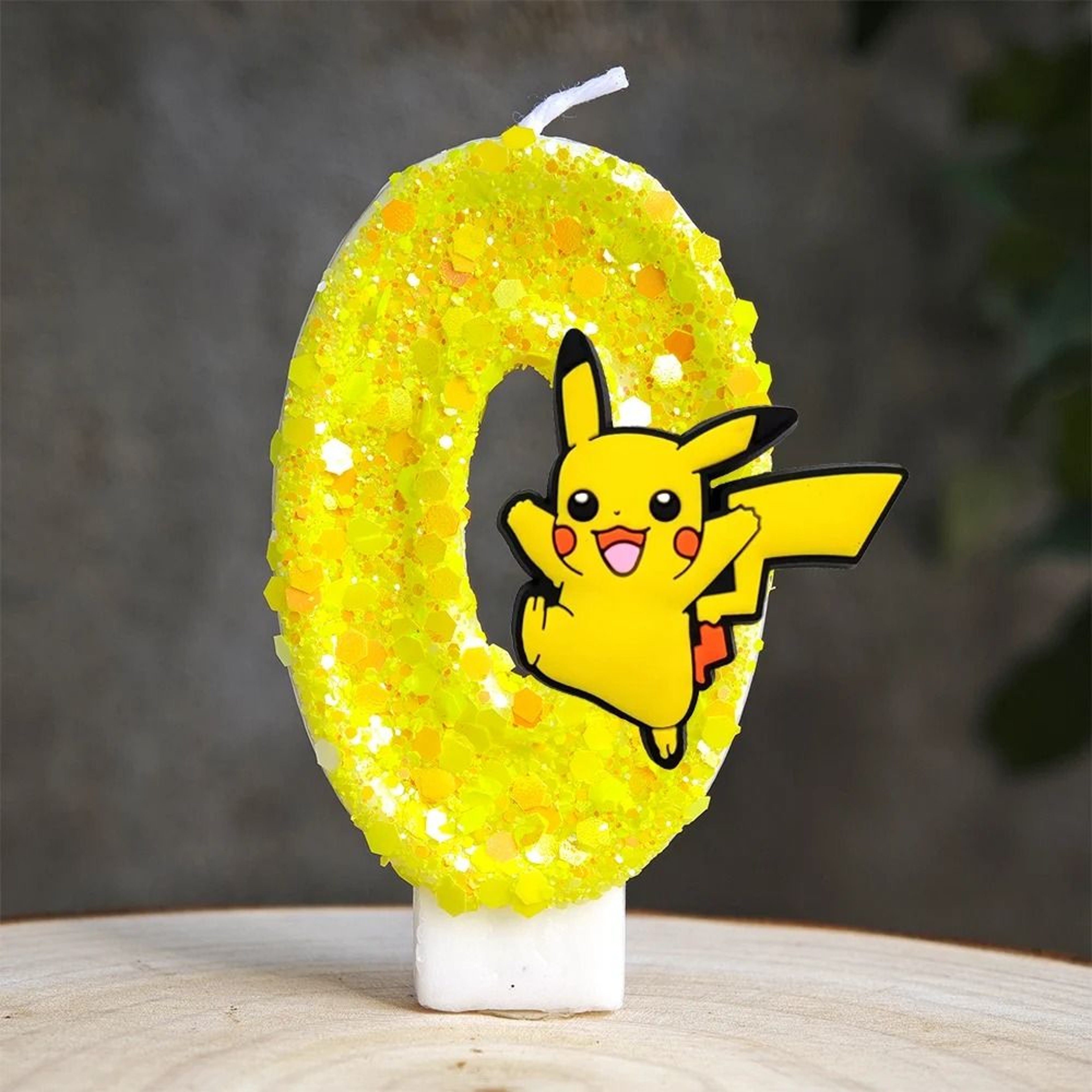 Pokemon Pikachu Cartoon 09 Number Birthday Candle Cake Topper For Kids Party 16