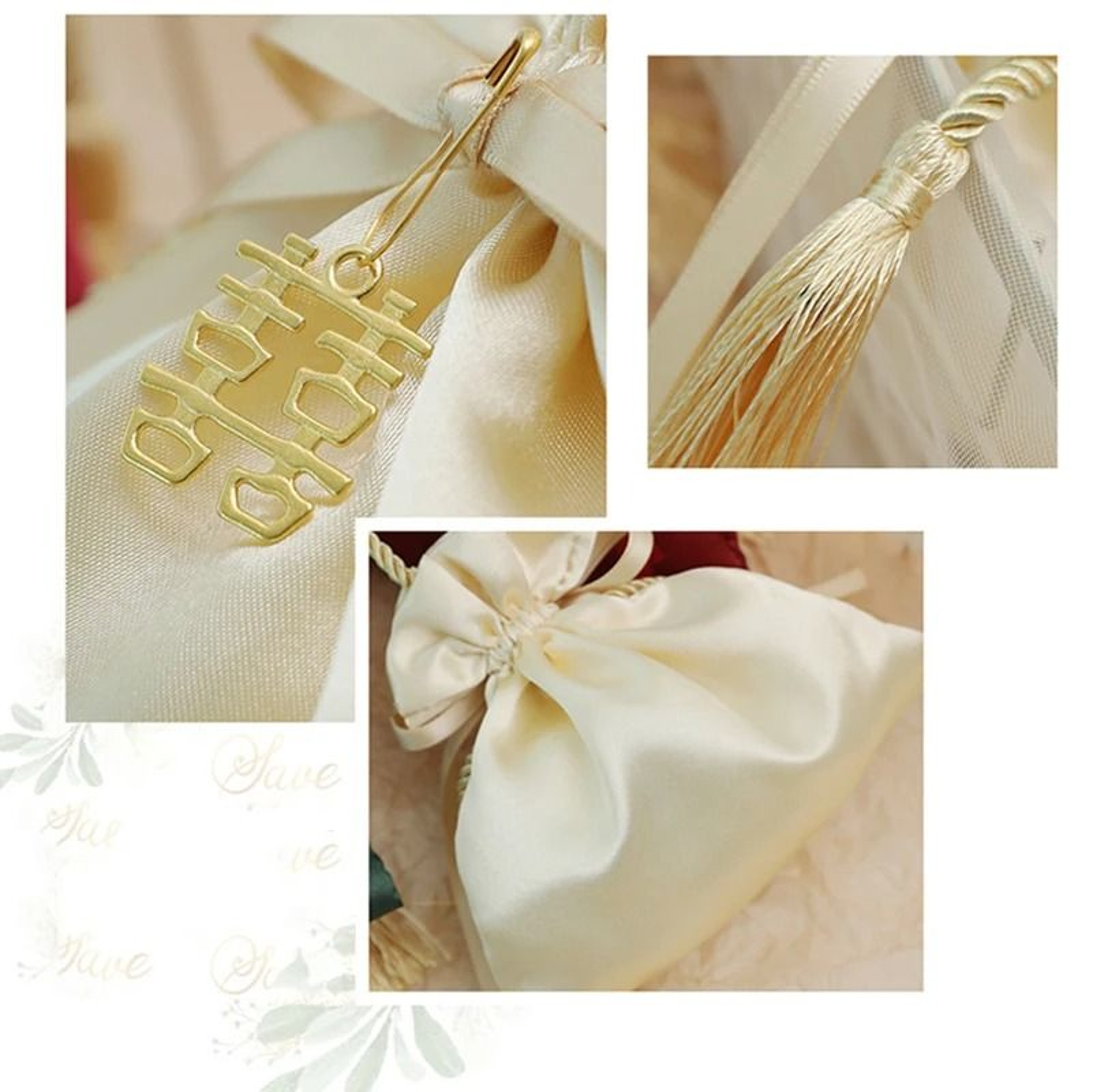 Luxury Pearl Drawstring Velvet Pouch Gift Bag For Jewelry  Wedding Favors 4