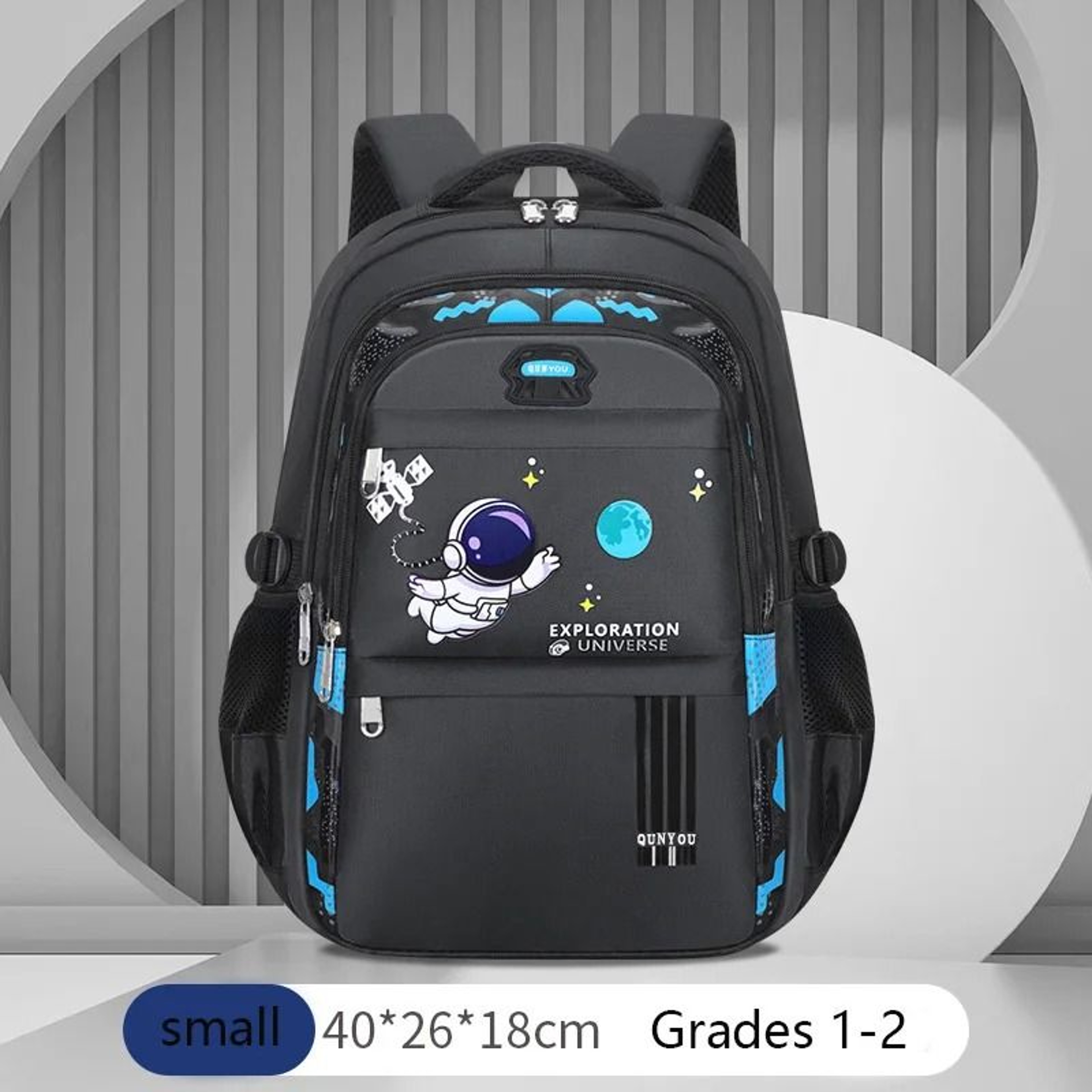 Premium Ergonomic Boys Astronaut Primary School Backpack  Waterproof Space Bookbag  Kids Travel Moc 7