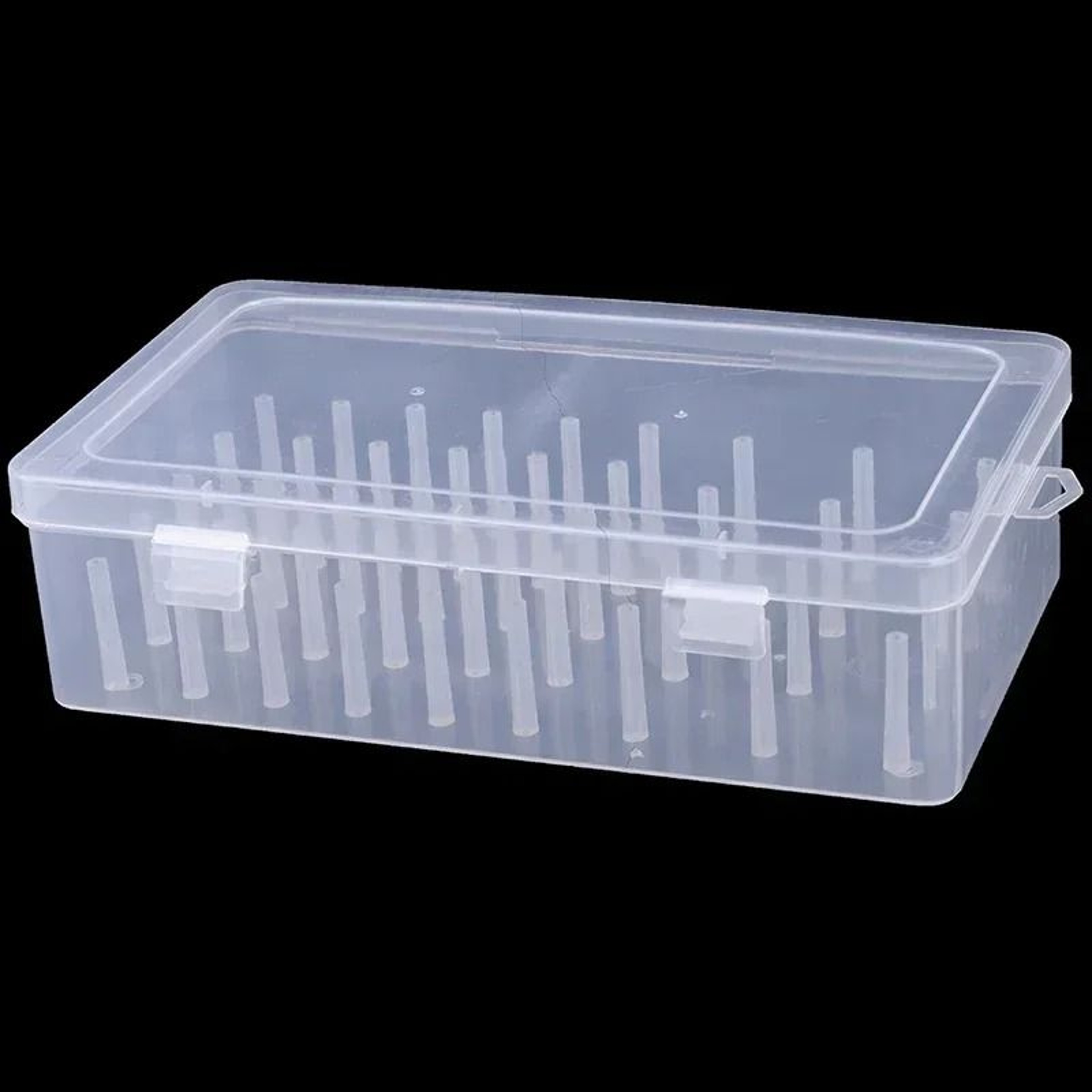 42Spool Sewing Thread Organizer Box Clear Plastic Bobbin Carrying Case Storage Container 6