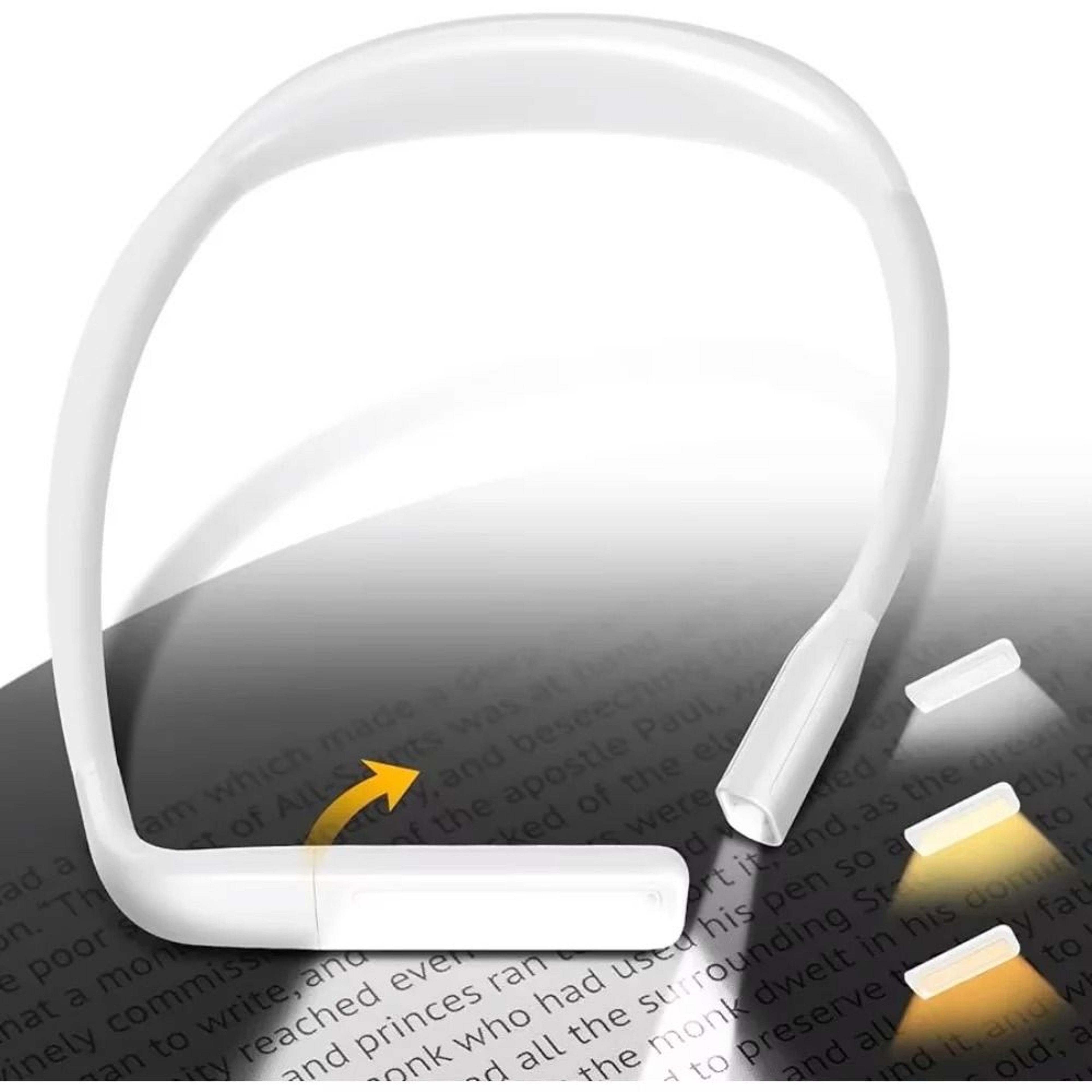 HandsFree USB Rechargeable LED Neck Reading Light Portable Utility Flashlight For Reading  Fishing 7