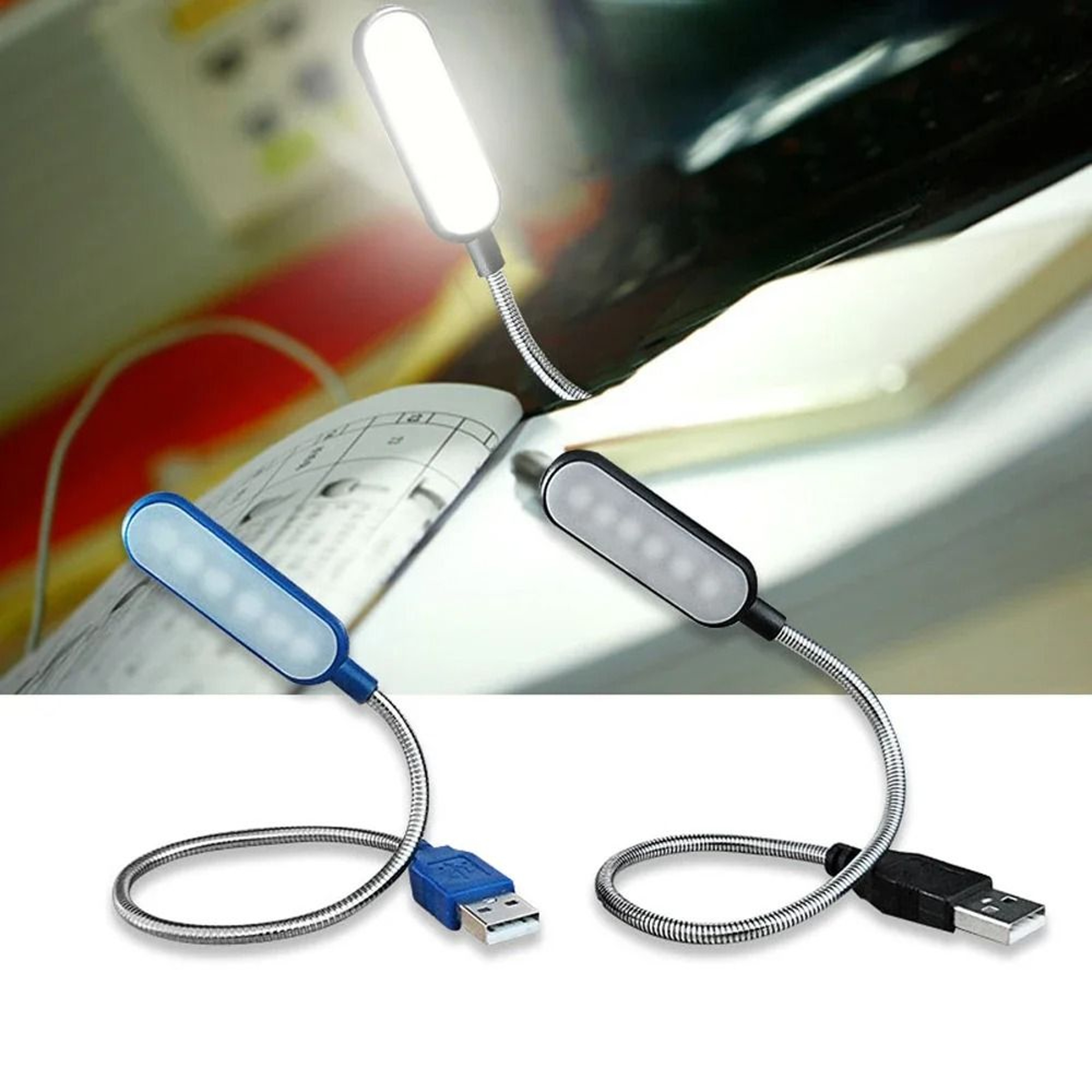 Mini Flexible USB LED Reading Book Light Portable Night Lamp For Power Bank Laptop Notebook  PC 1