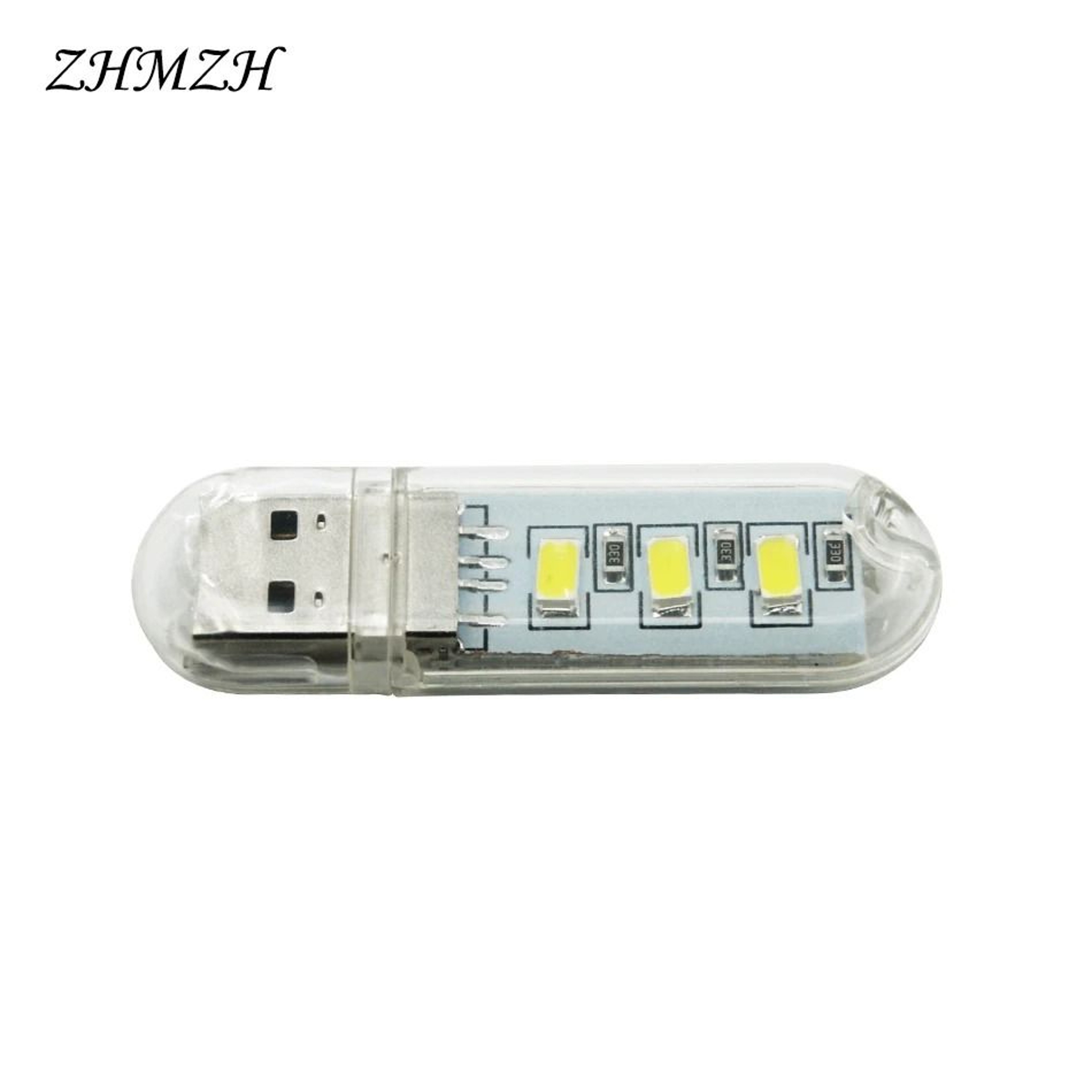 Mini USB UDisk 3LED Reading Light Portable Night Lamp For Laptop  Power Bank 5