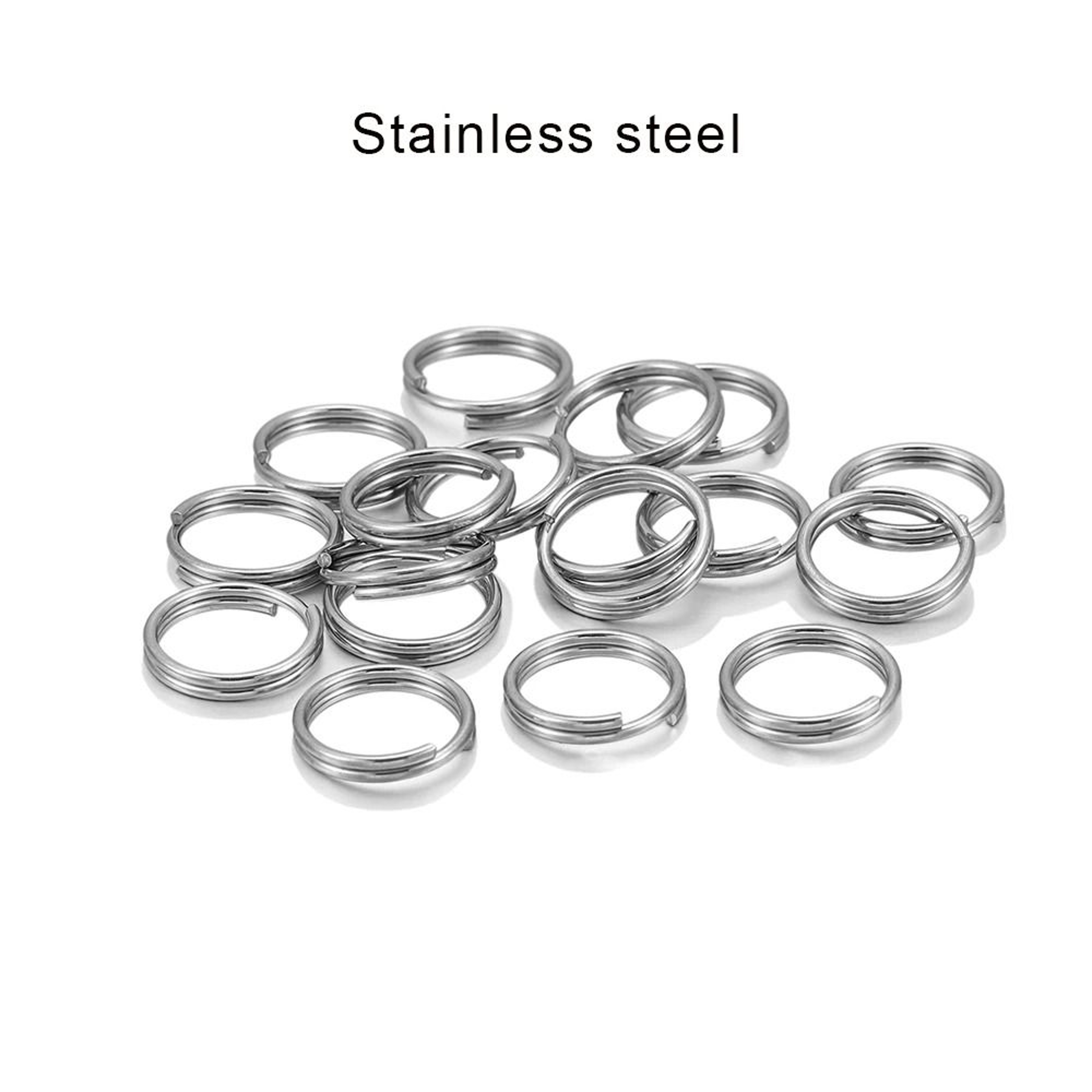 Double Loop Split Jump Rings Connectors For DIY Jewelry Making 420mm 9