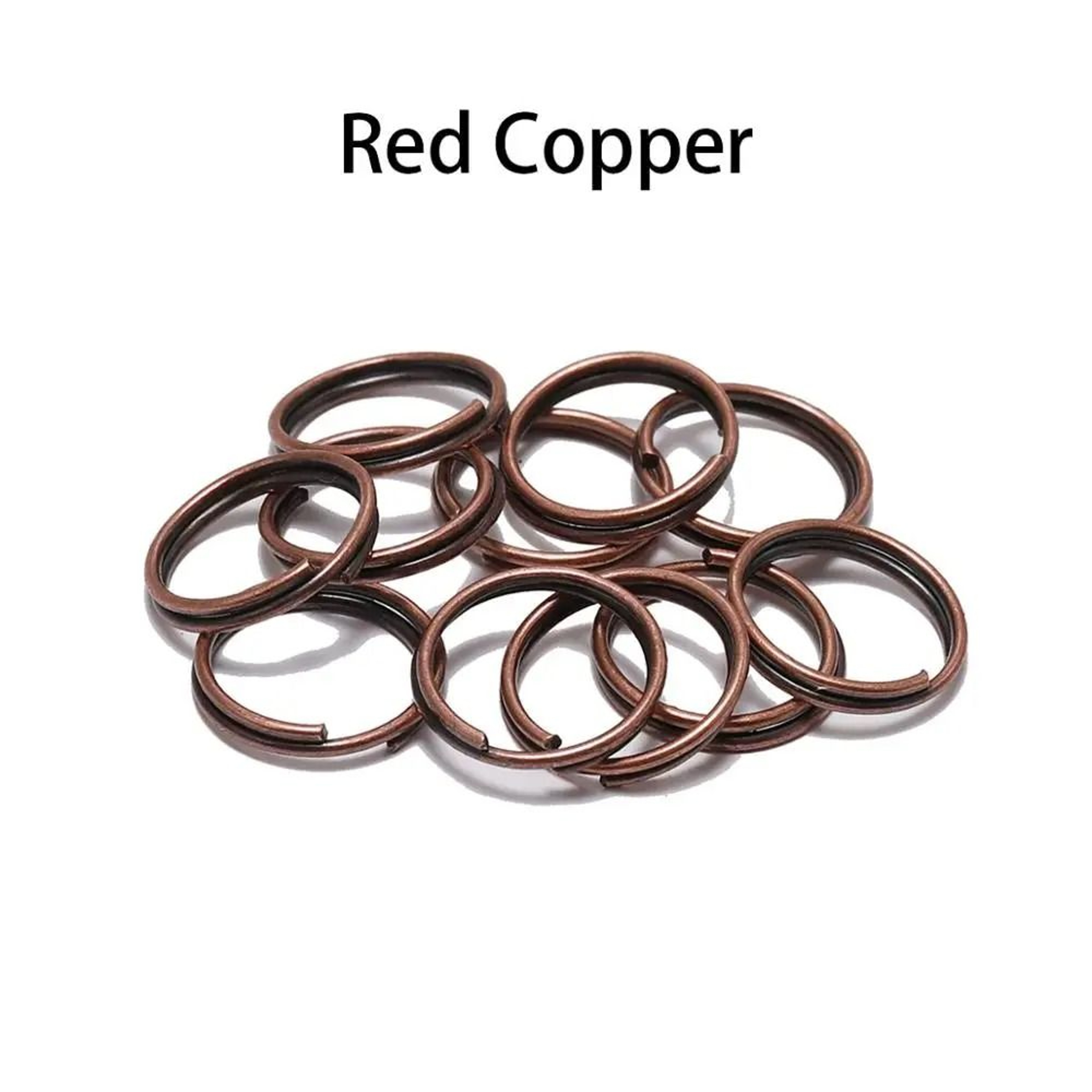 Double Loop Split Jump Rings Connectors For DIY Jewelry Making 420mm 10