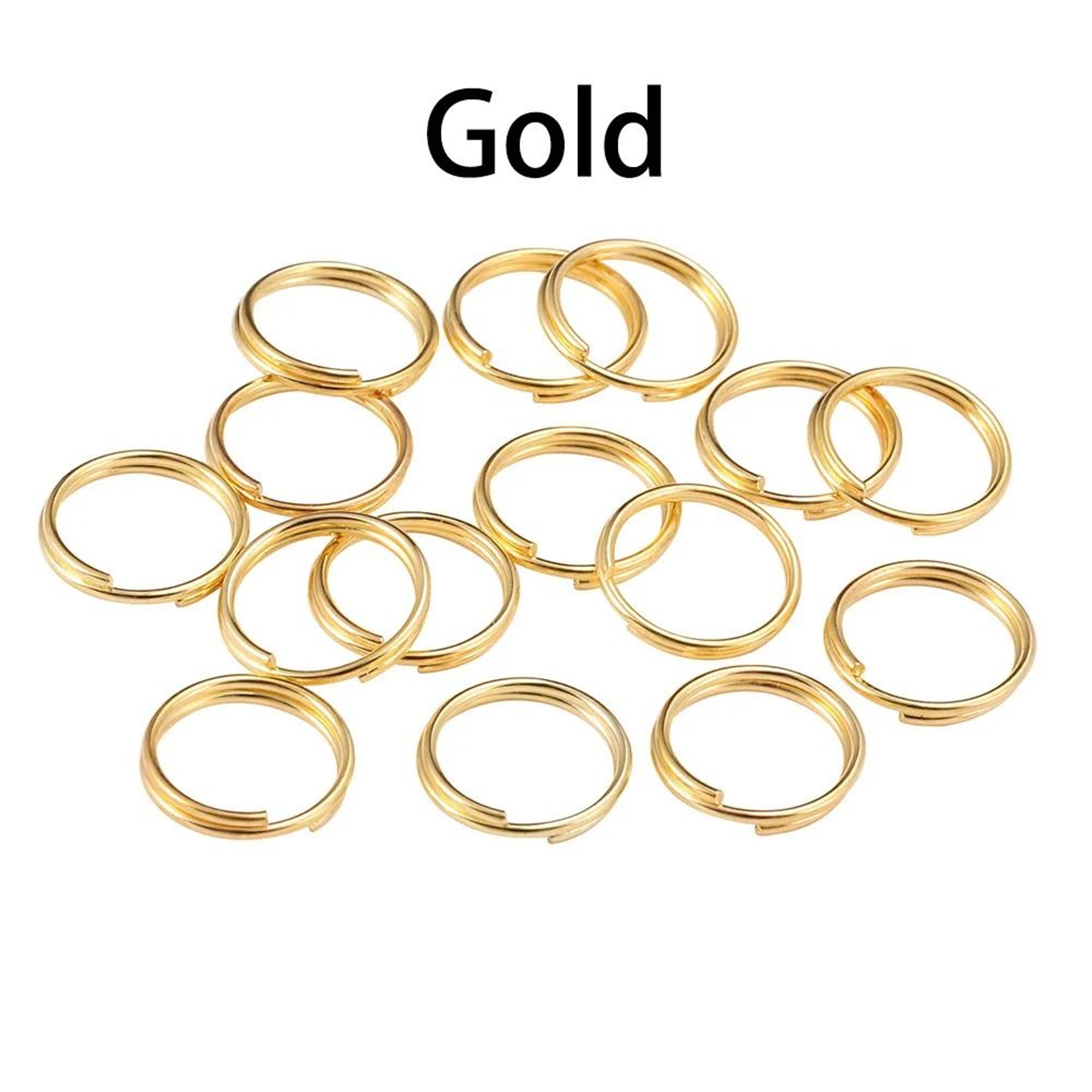 Double Loop Split Jump Rings Connectors For DIY Jewelry Making 420mm 13