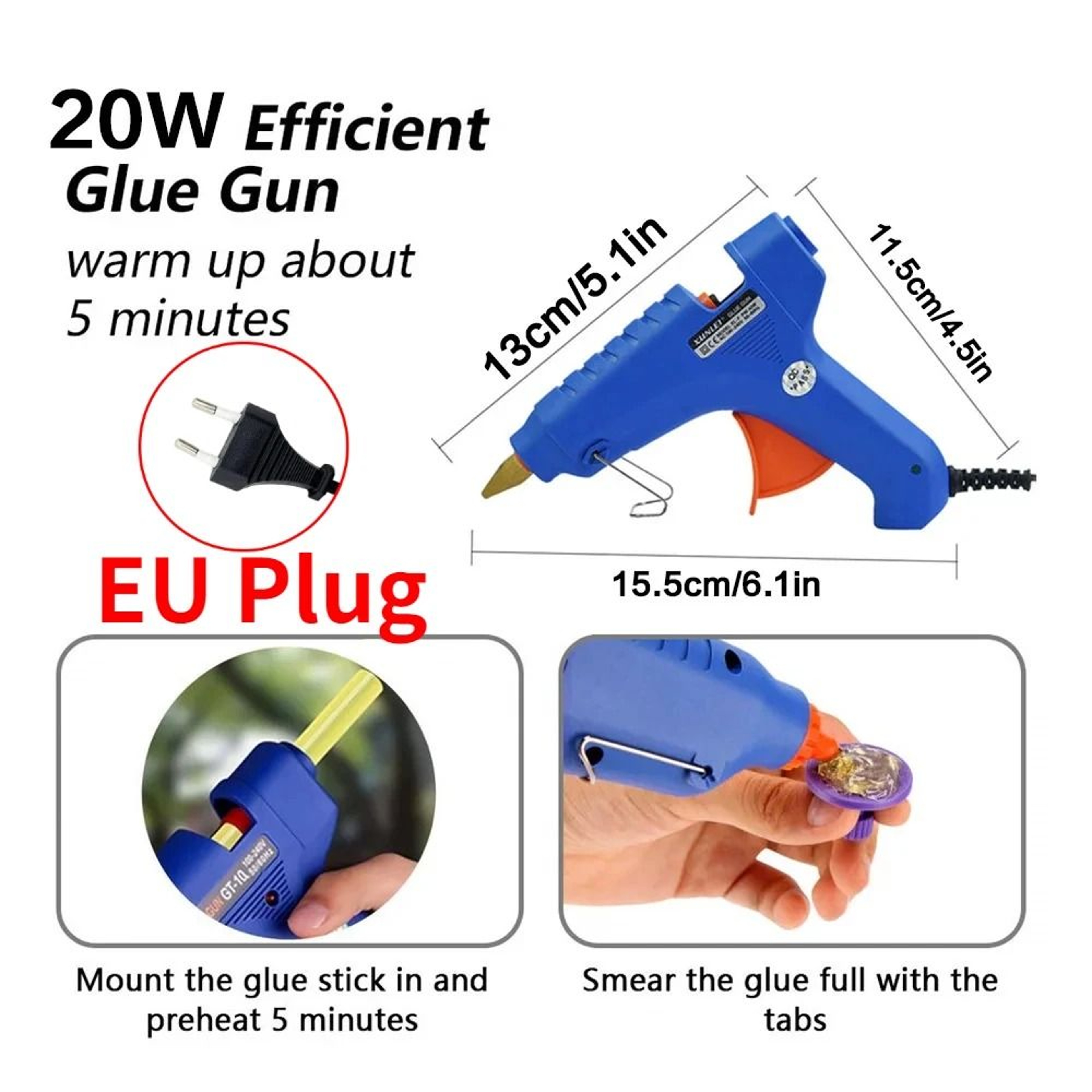 Professional Auto Paintless Dent Repair Kit With EU Plug Glue Gun  Puller Set 2